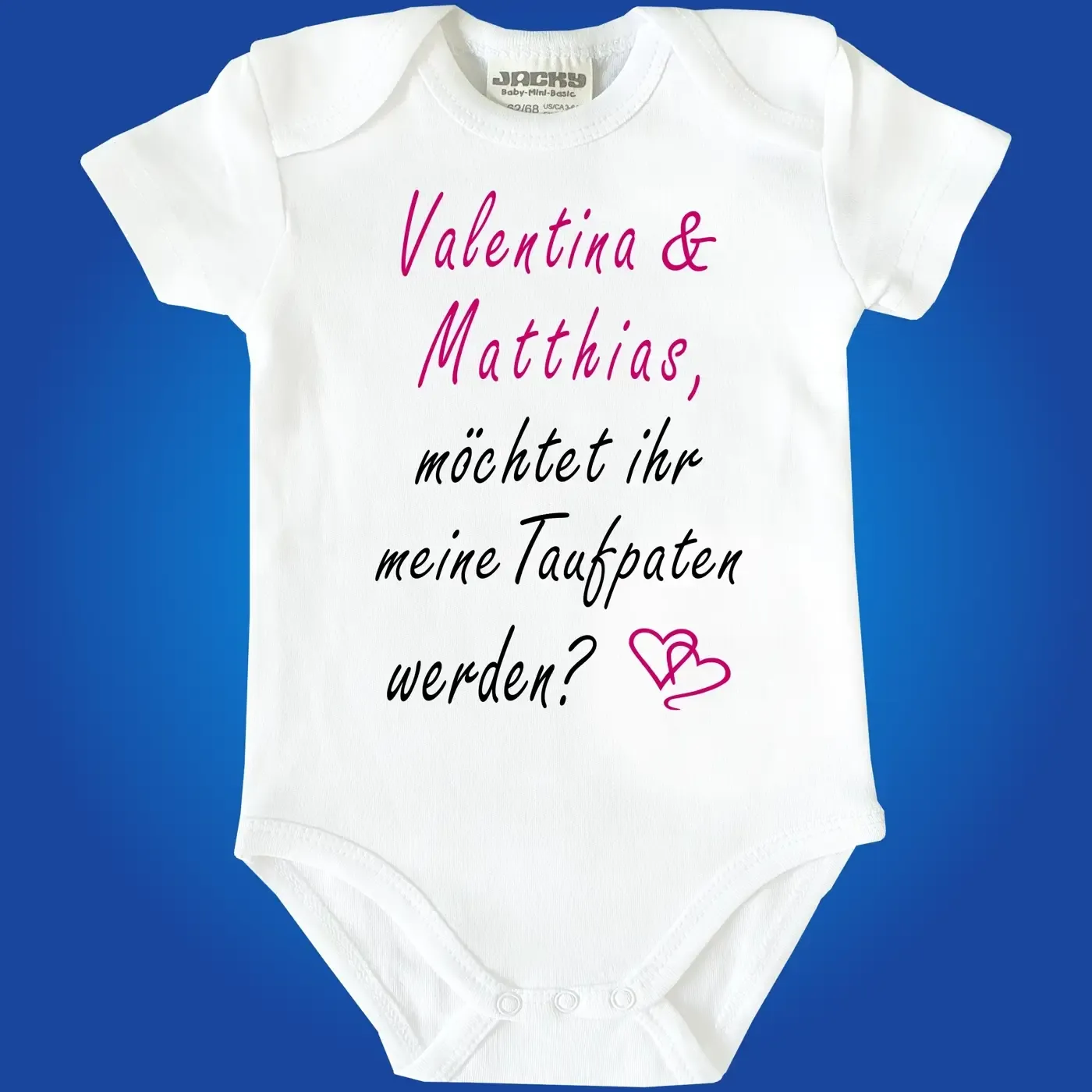 Babybody Patenonkel Frage mit Wunschname