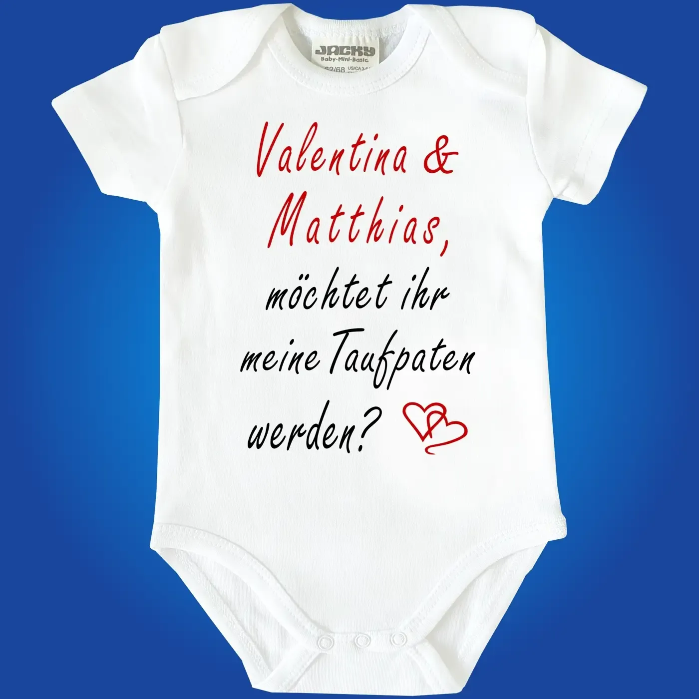 Babybody Patenfrage Geschenkidee