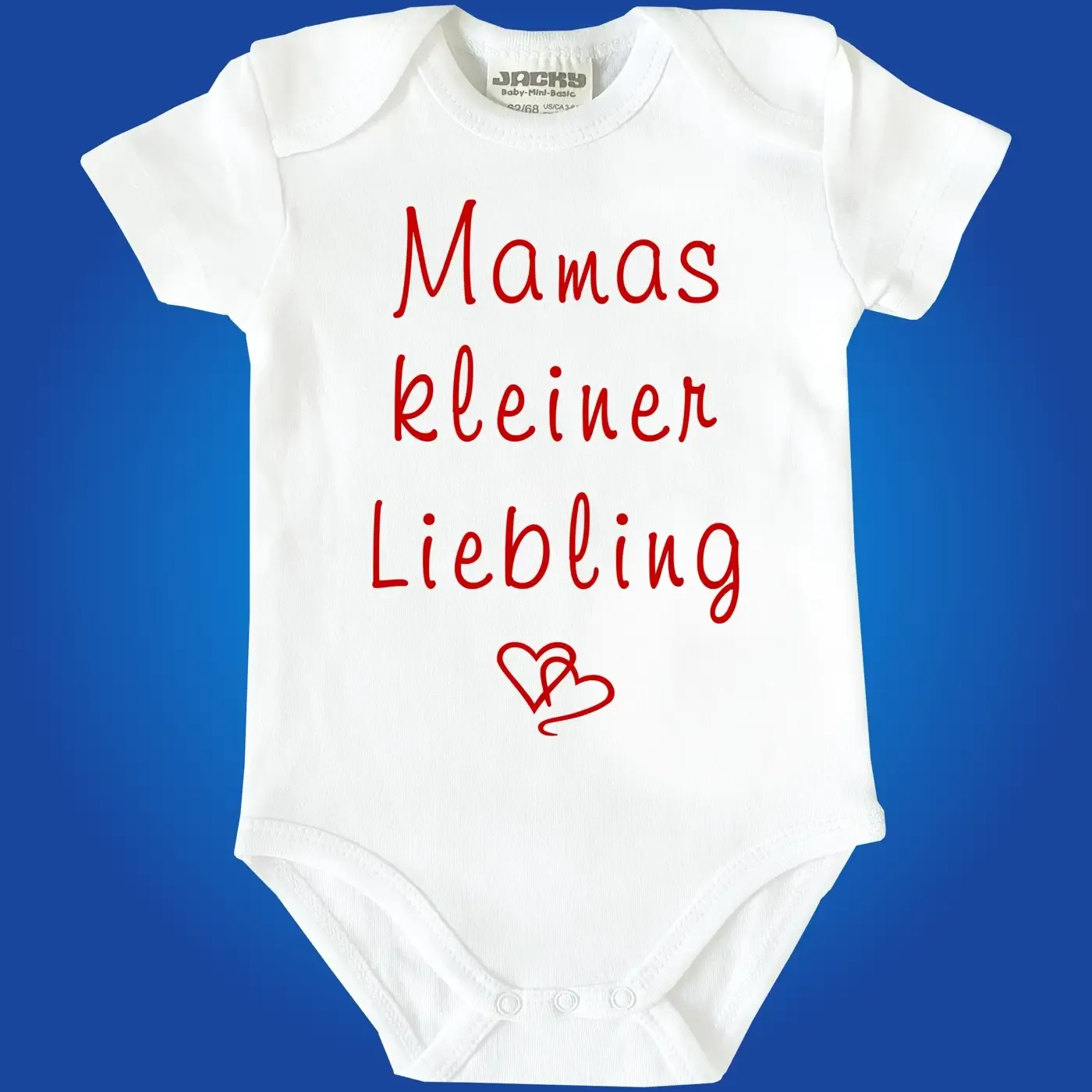 Baby‑Body „Tantes kleiner Liebling“ mit Herzsymbolen