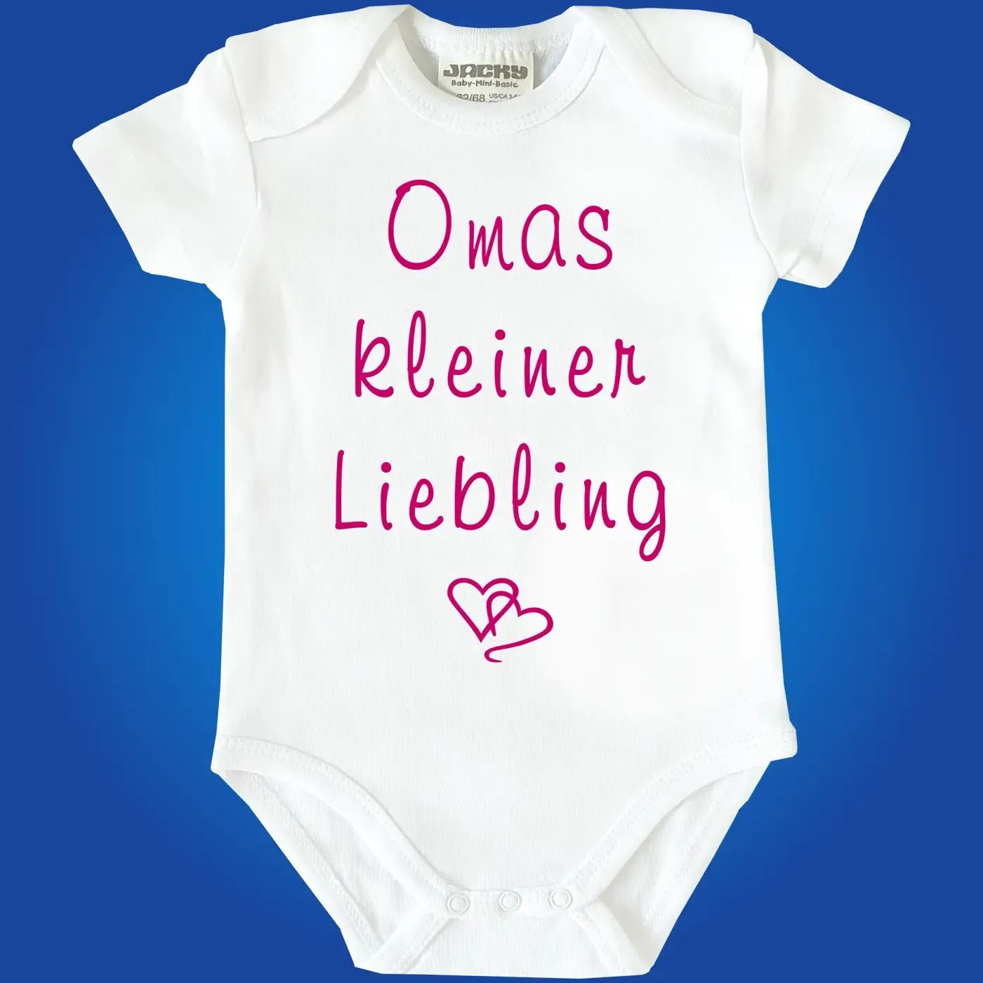Babybody „Opas kleiner Liebling“ mit süßem Herzdesign