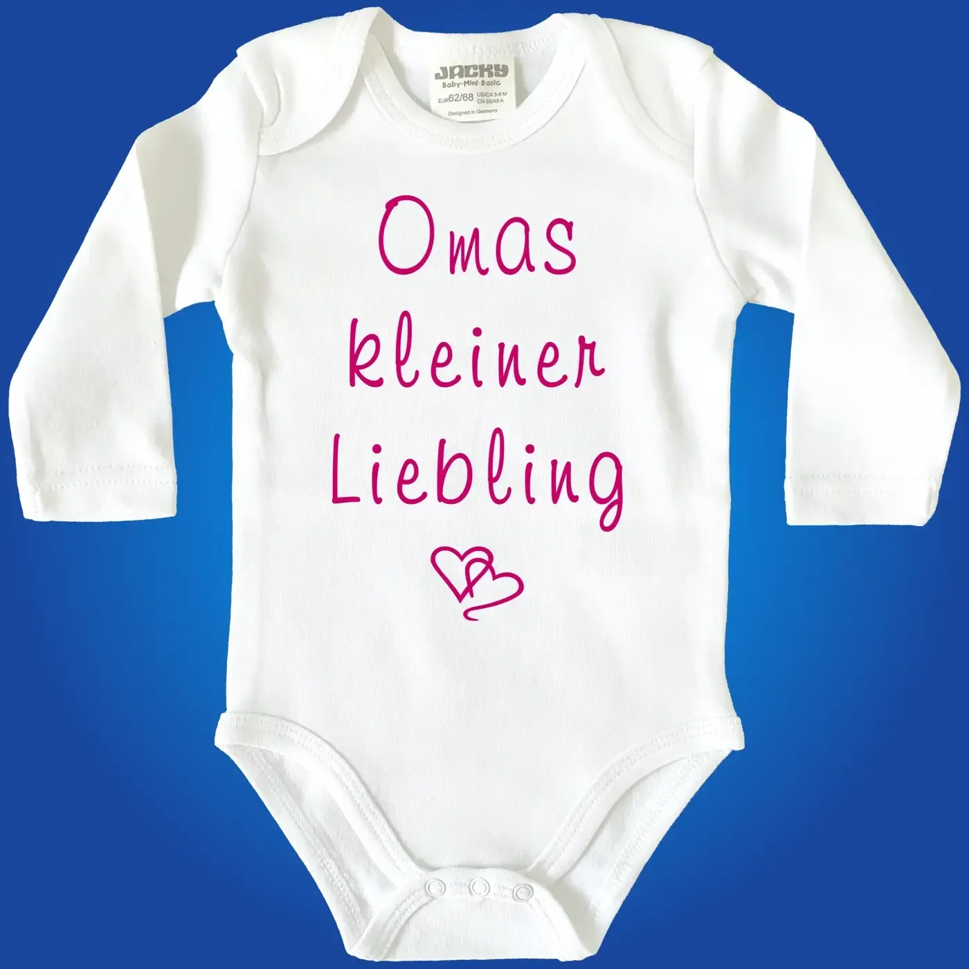 Babybody „Opas kleiner Liebling“ mit süßem Herzdesign