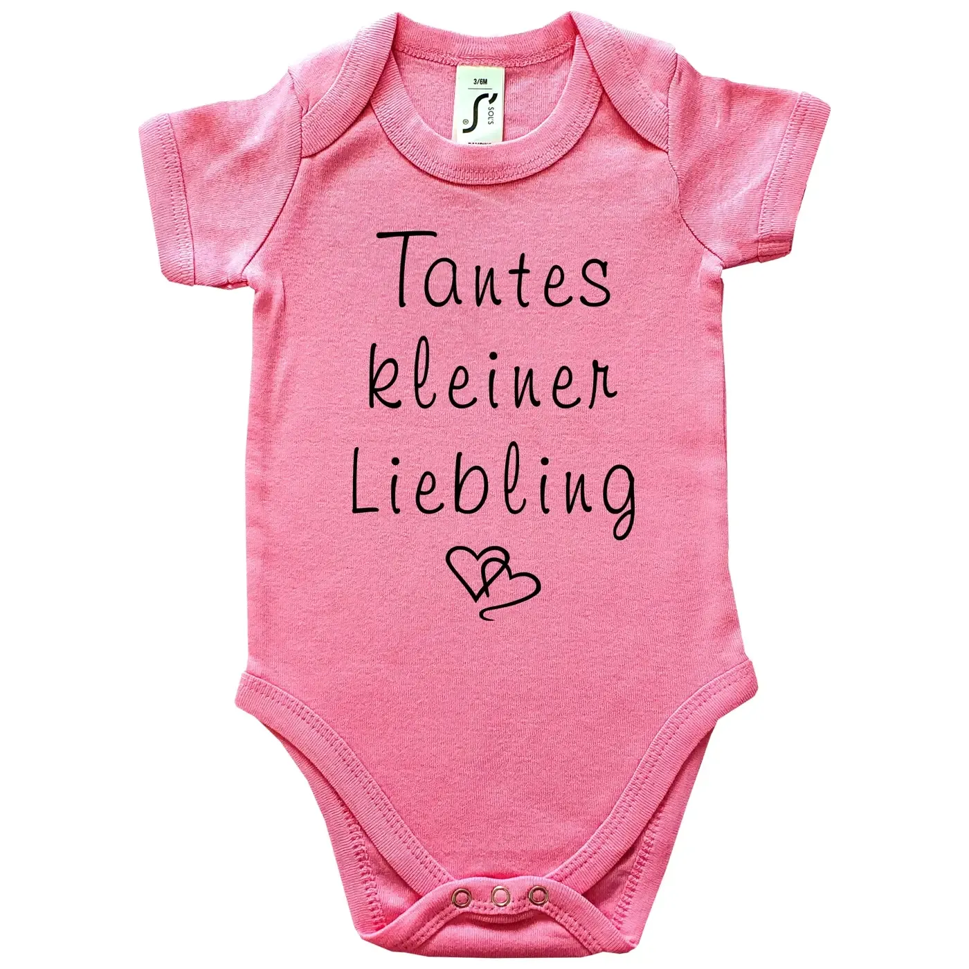 Babybody „Mamas kleiner Liebling“ mit Herzmotiv