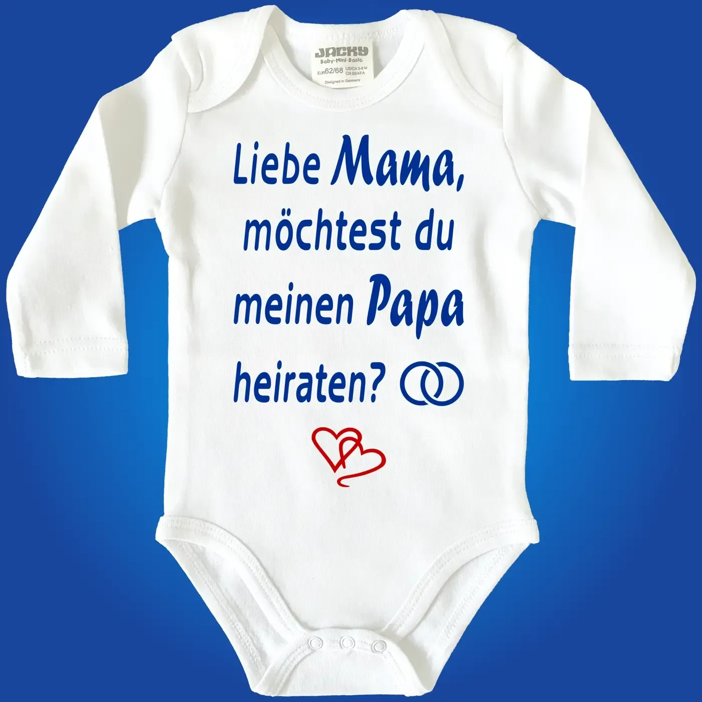 Baby-Body Heiratsantrag