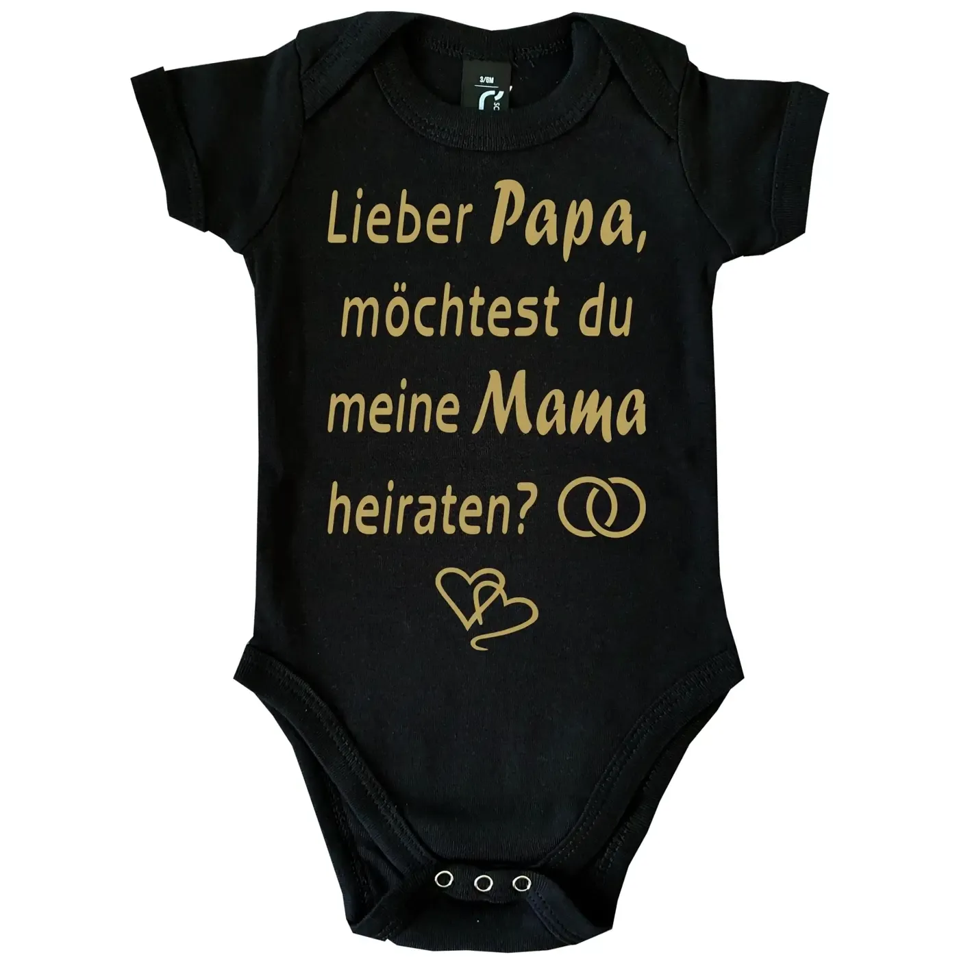 Baby-Body mit Aufdruck Heiratsantrag