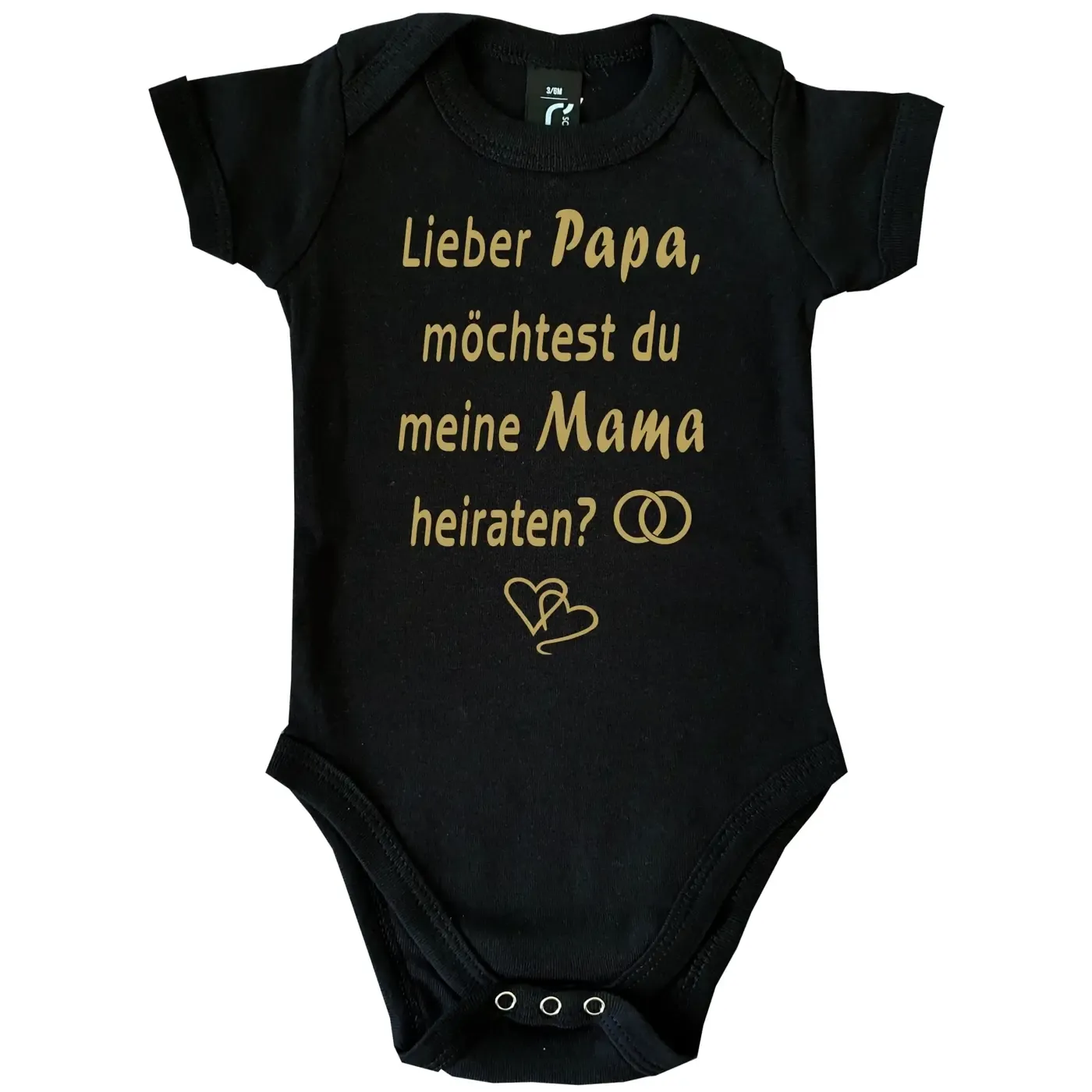 Baby‑Body für Heiratsantrag über das Kind
