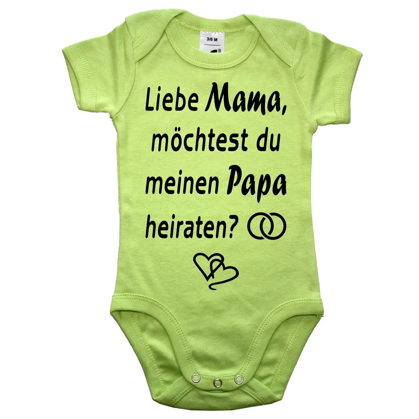 Baby-Body mit Druck Heiraten