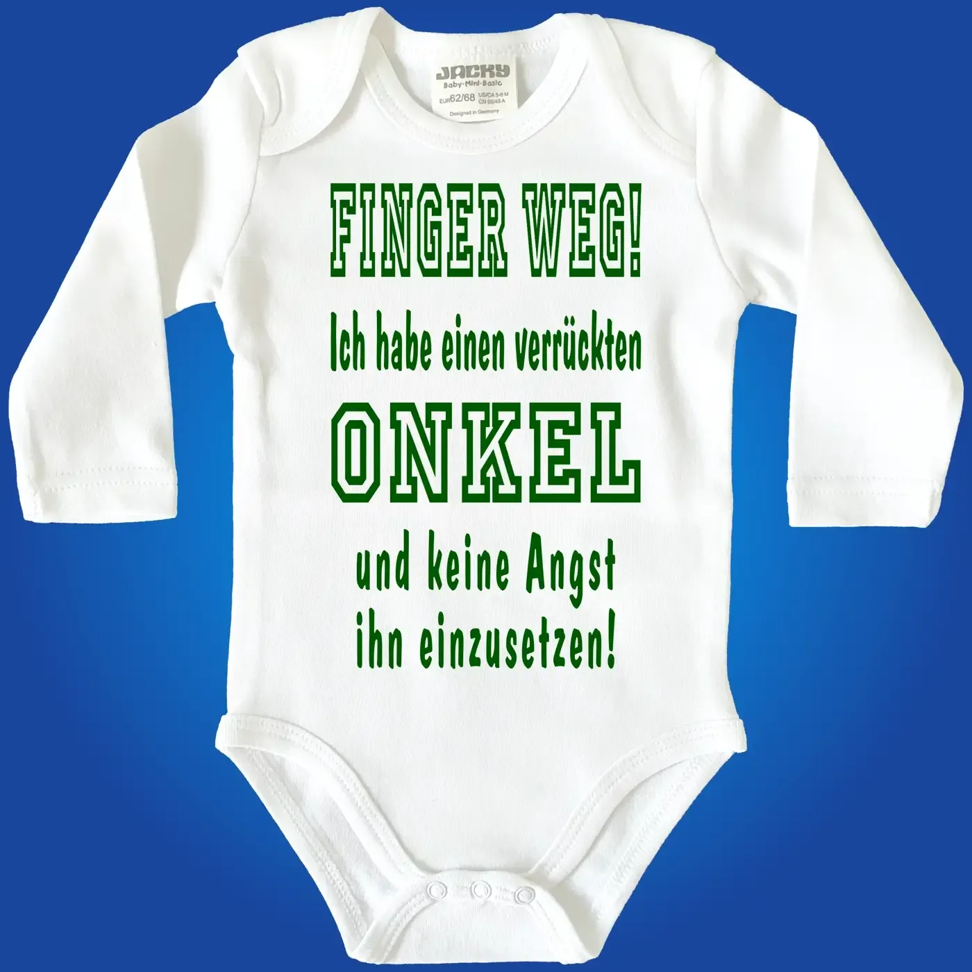 Babybody mit coolem Spruch