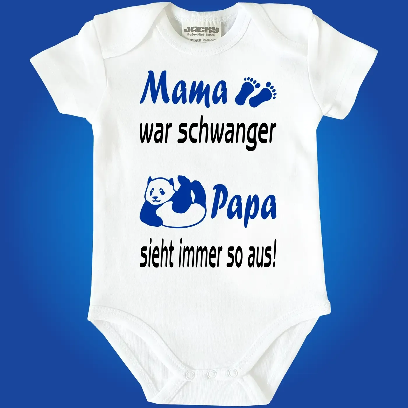 Lustiger Baby Body mit Panda Motiv