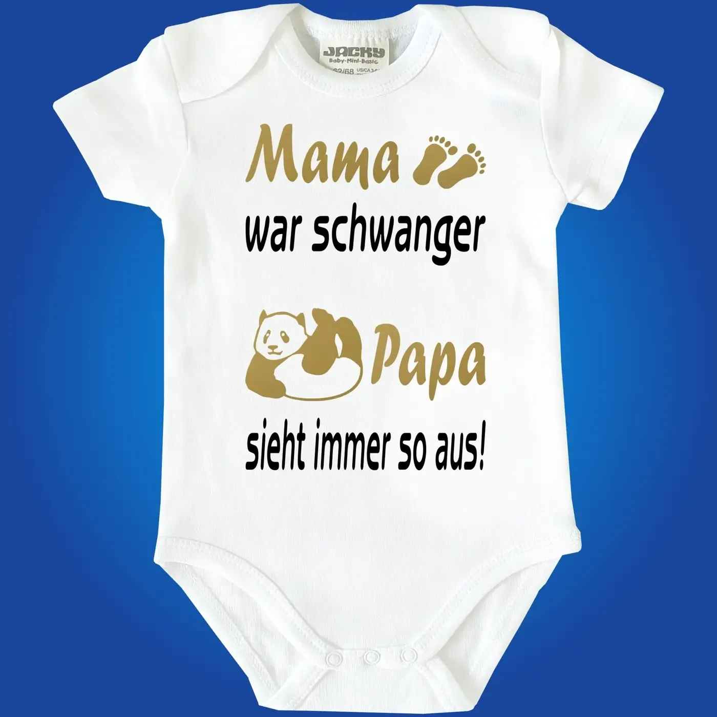 Baby Kurzarmbody Panda Motiv
