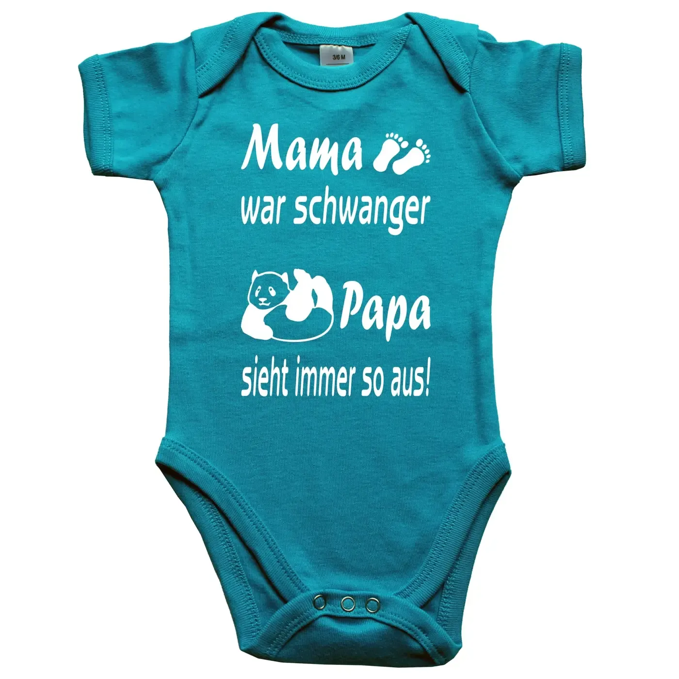 Babybody Panda Design aus Baumwolle