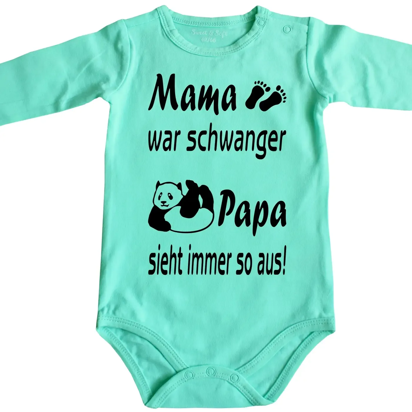 Witziger Baby-Body Schwanger