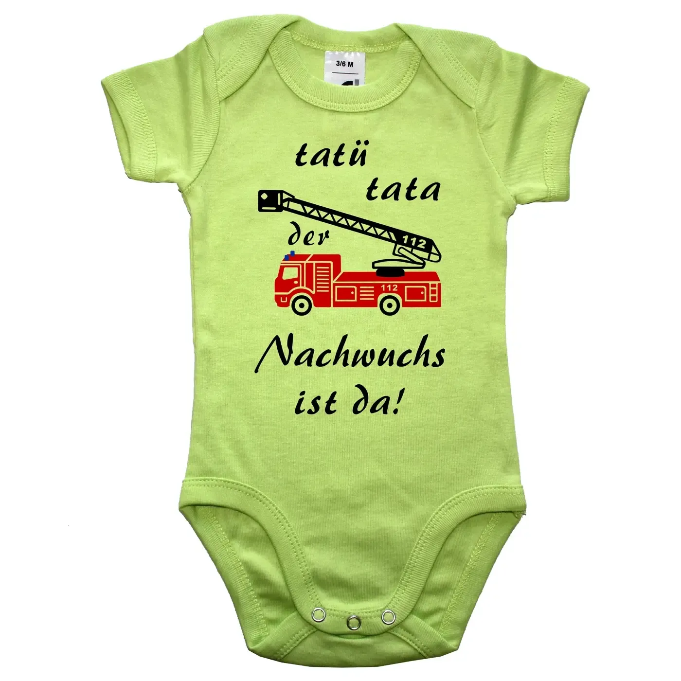 Babybody für Feuerwehr-Nachwuchs