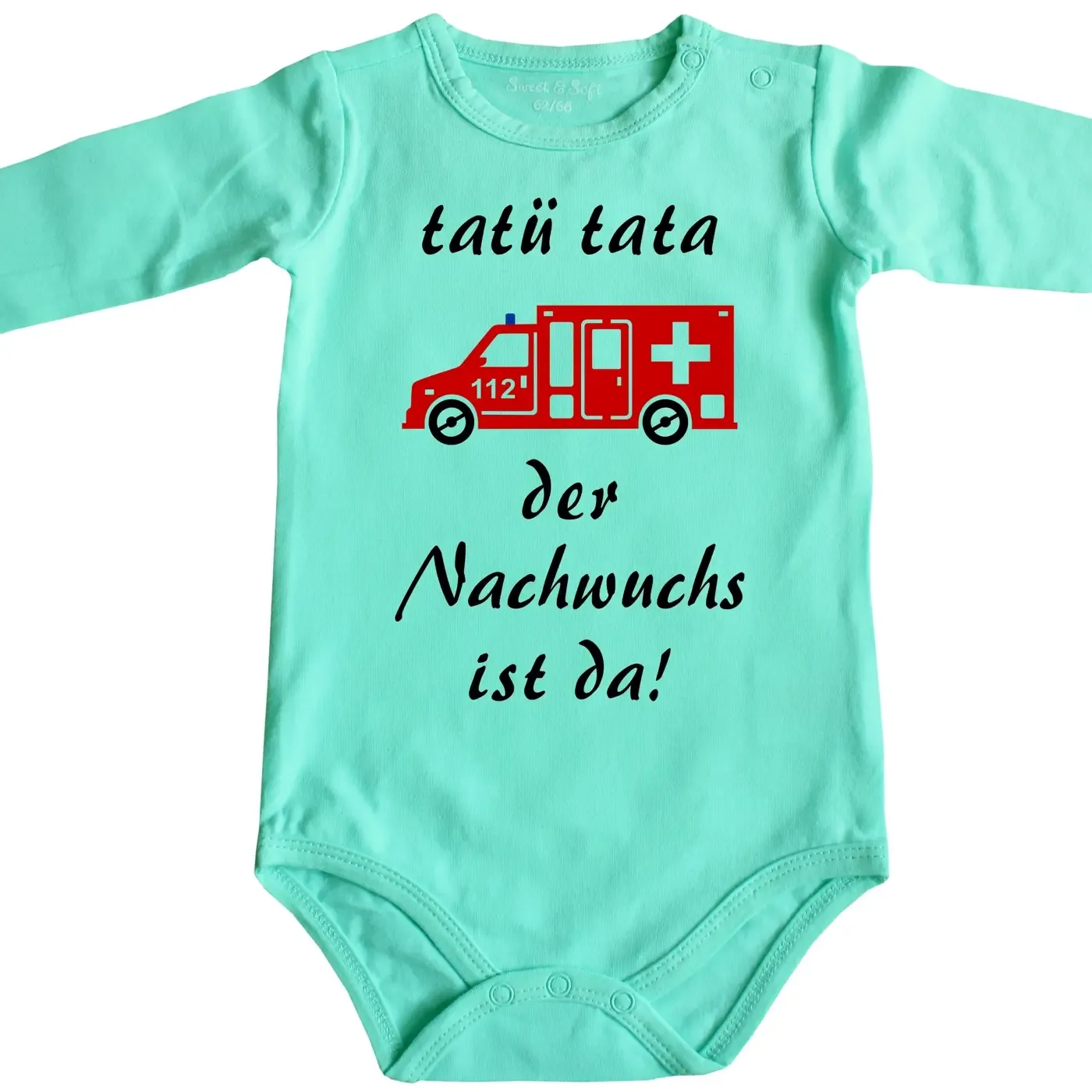 Baby-Body für den Rettungsdienst mit Rettungswagen