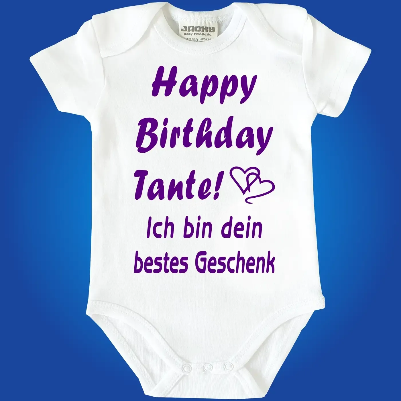 Baby-Body mit Druck zum Geburtstag