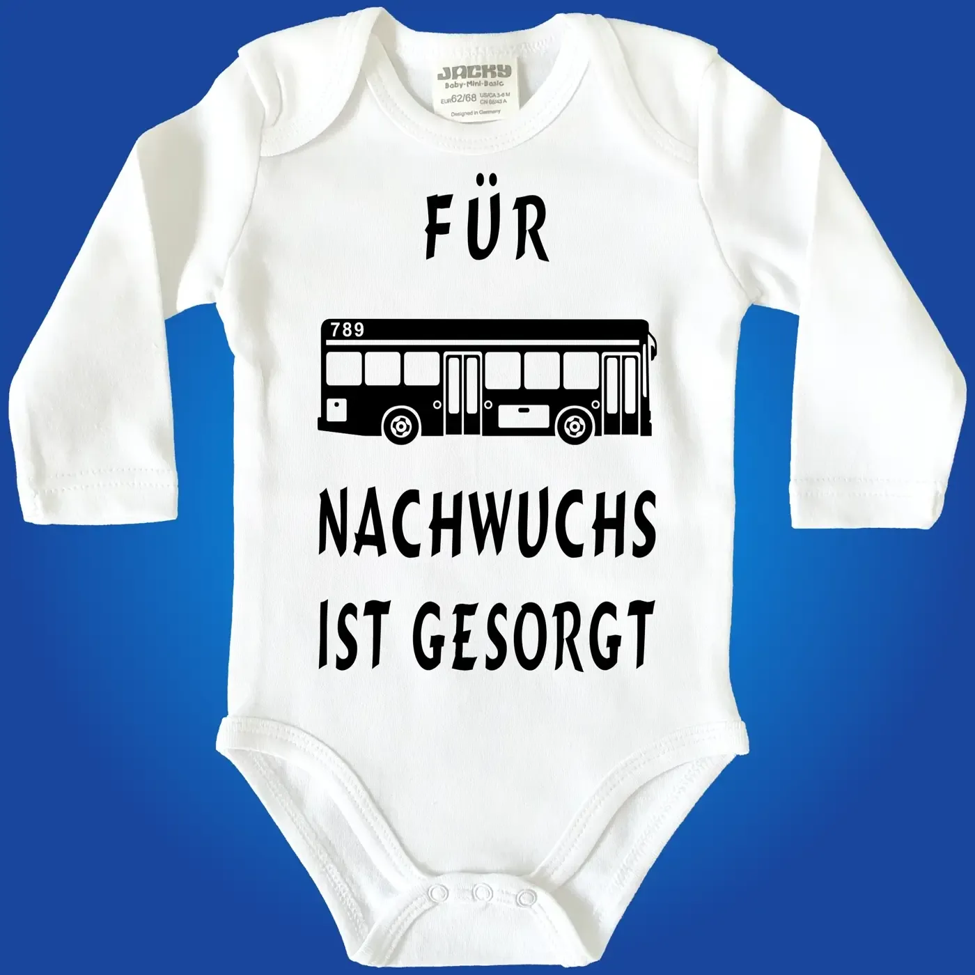 Baby-Body mit Bus