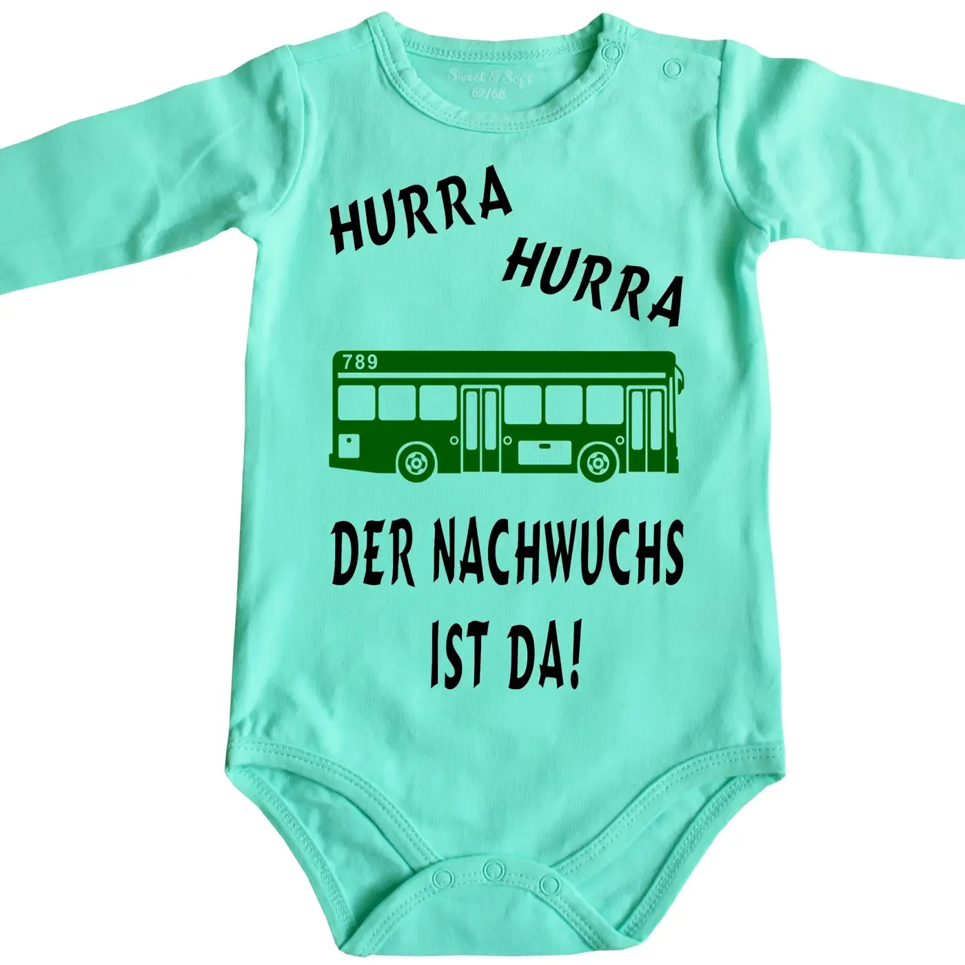 Babybody mit Bus