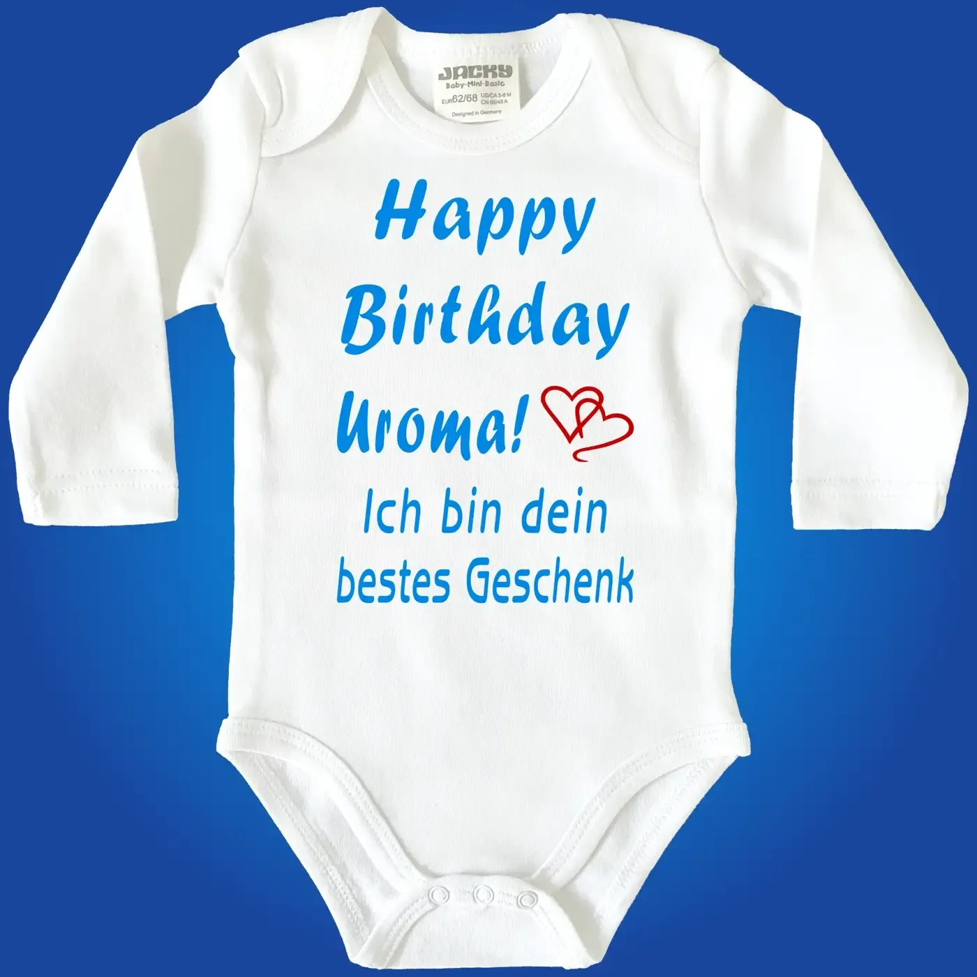 Babybody „Happy Birthday lieber Opa“ liebevoll gestaltet