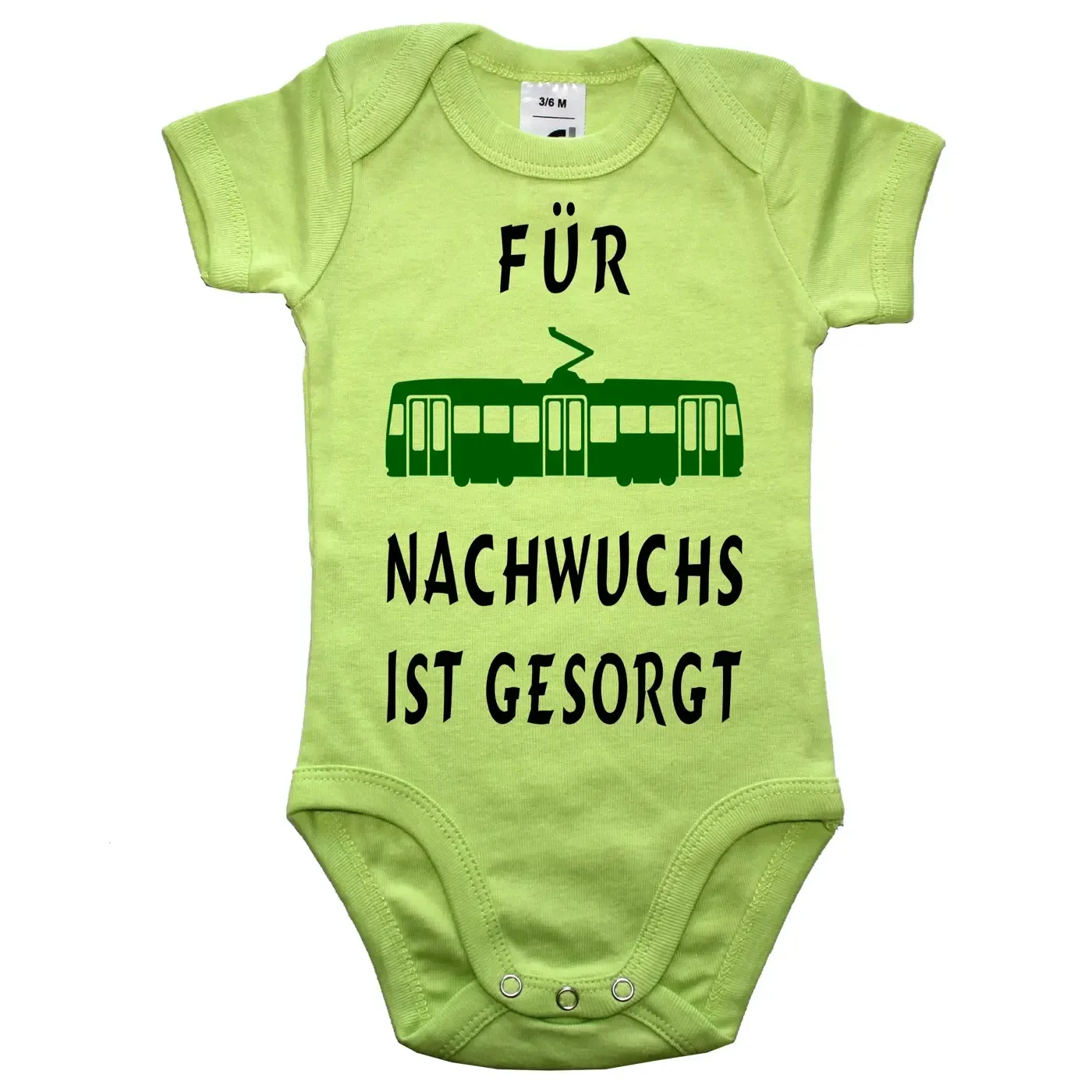 Baby Body mit Straßenbahn
