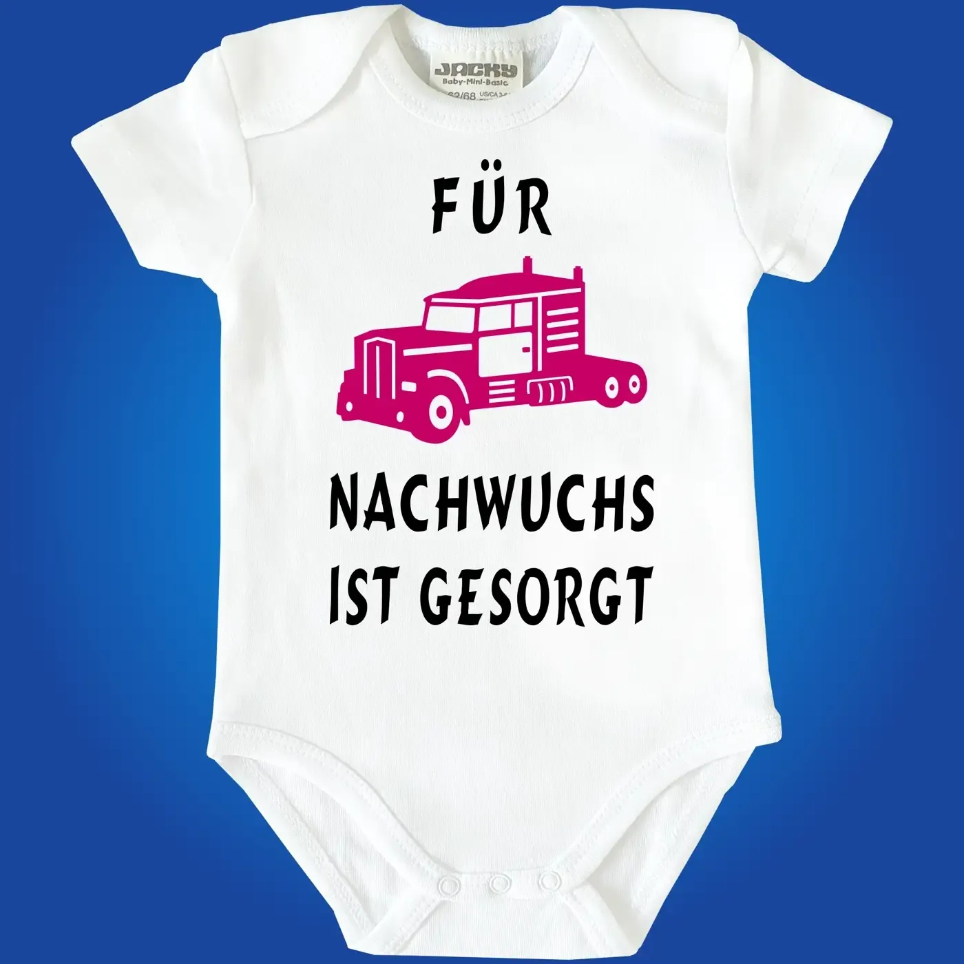 Baby‑Body Nachwuchs LKW‑Fahrer mit Truck‑Motiv