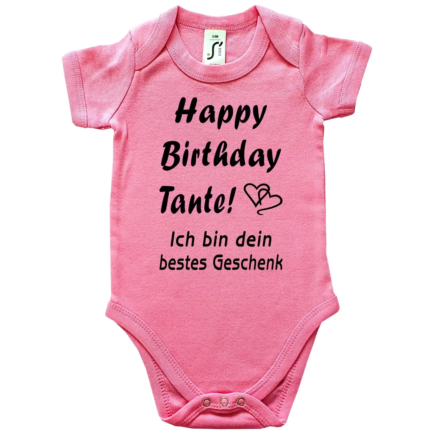 Babybody liebevolle Geburtstagsbotschaft
