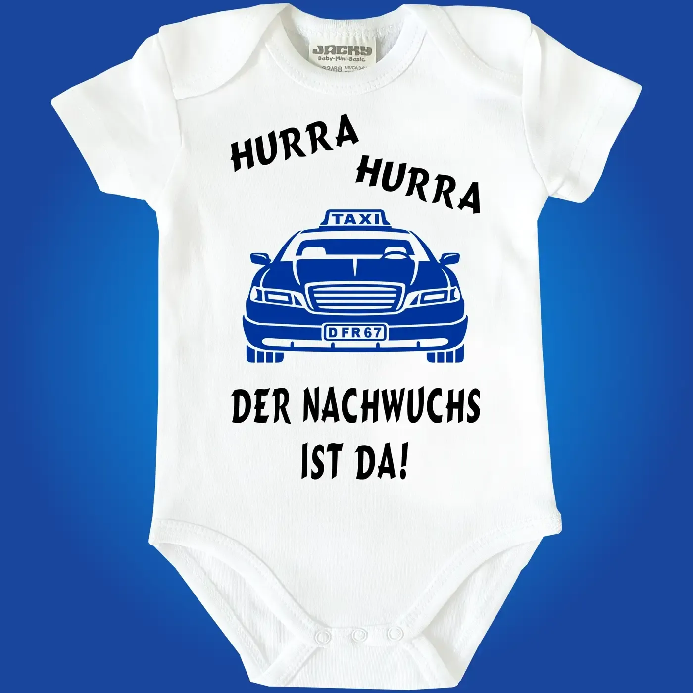 Baby‑Body mit Berufsmotiv Taxi