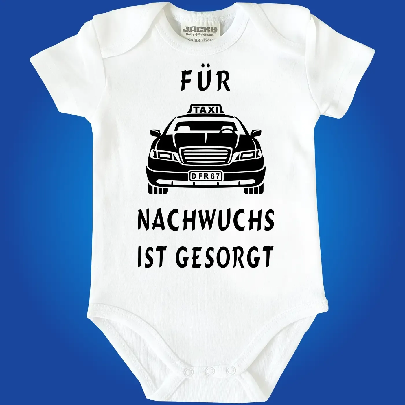 Baby‑Body für zukünftige Taxifahrer