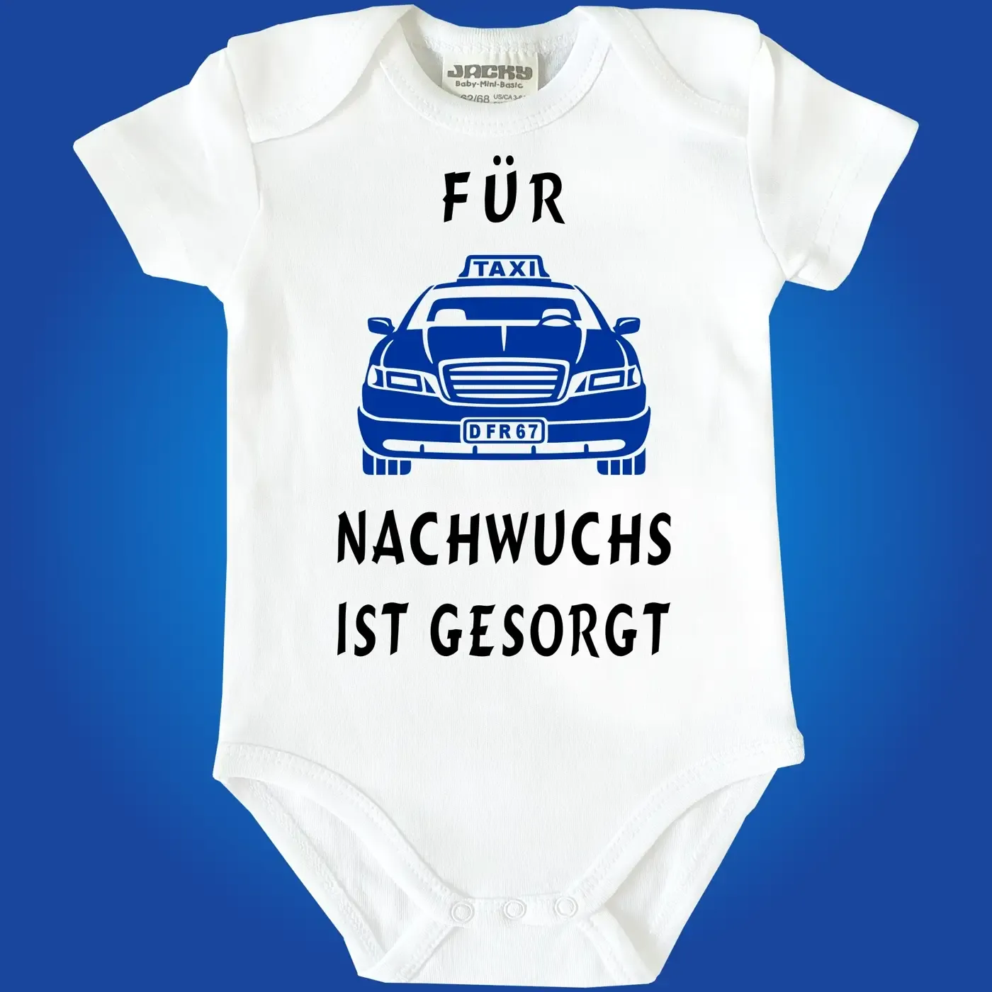 Witziger Babybody mit Taxi‑Aufdruck