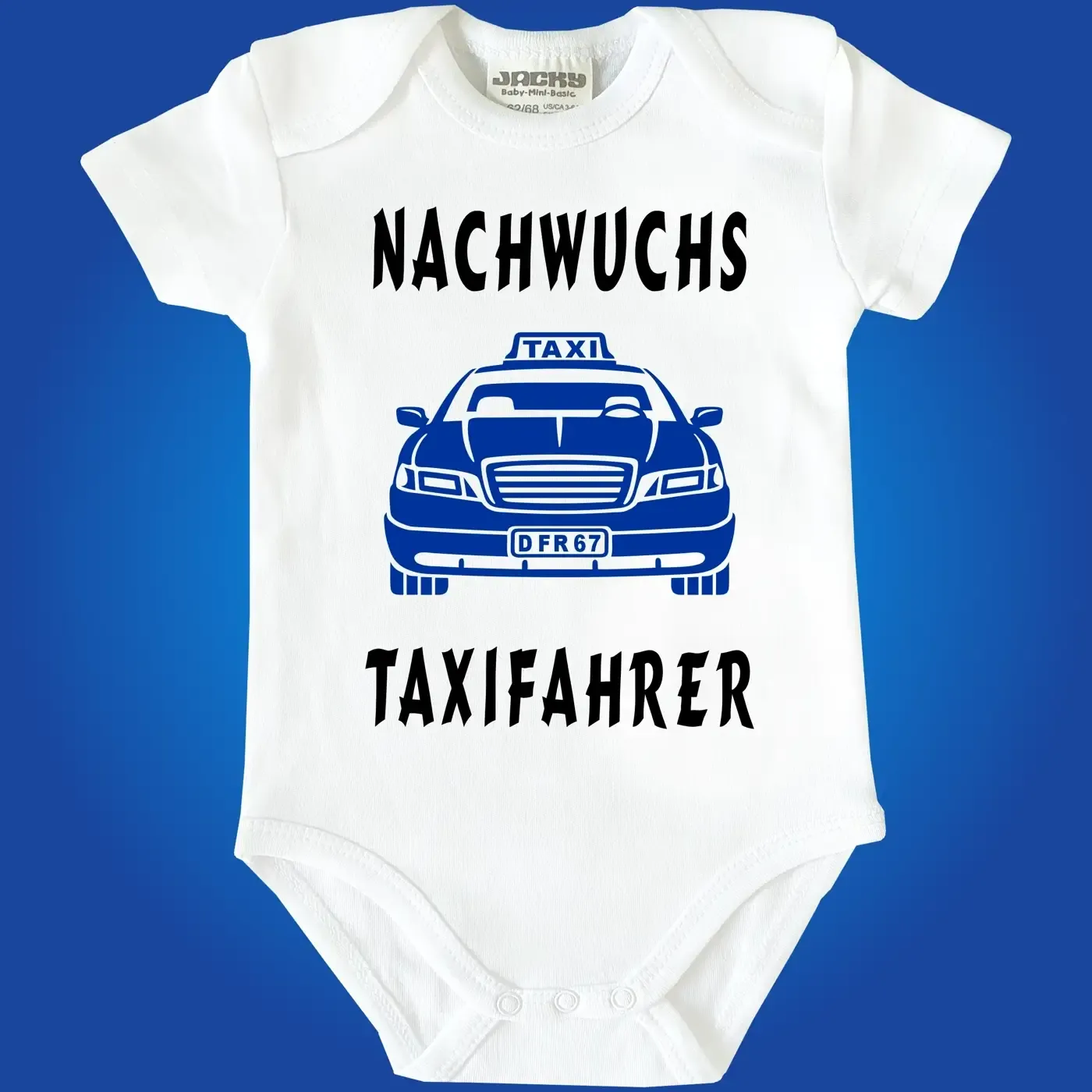 Baby‑Body mit Taxi für Taxifahrer‑Eltern