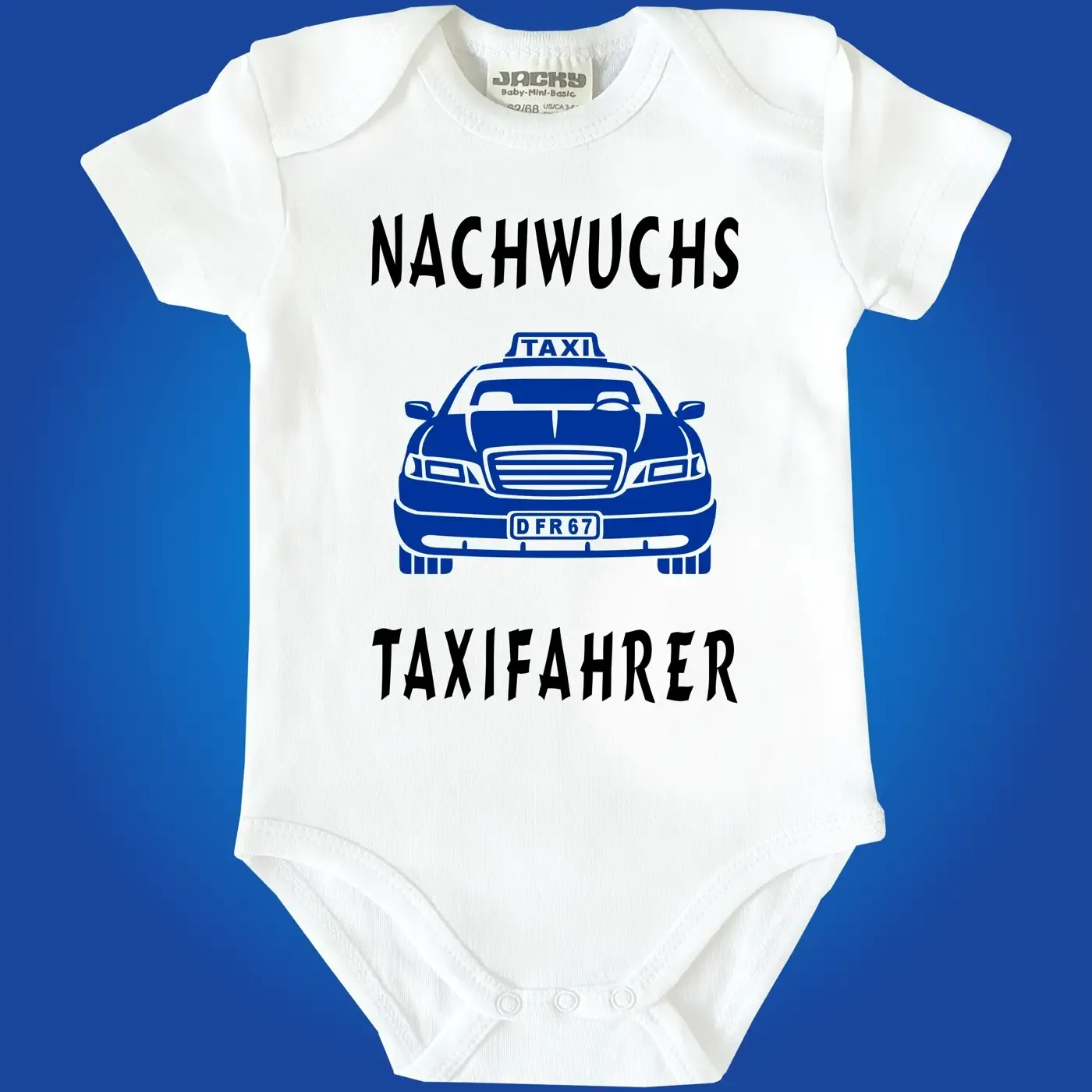 Baby‑Body mit Taxi für Taxifahrer‑Eltern