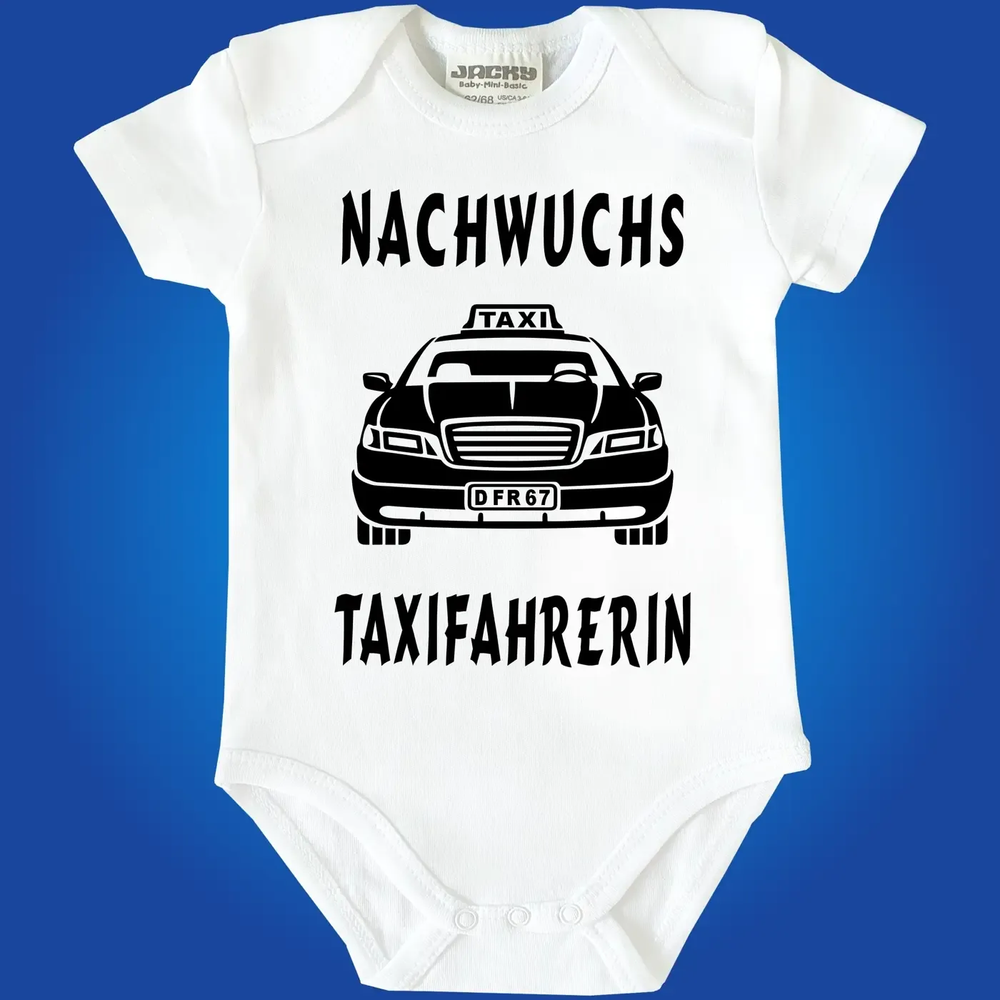 Babybody mit witzigem Taxi‑Thema