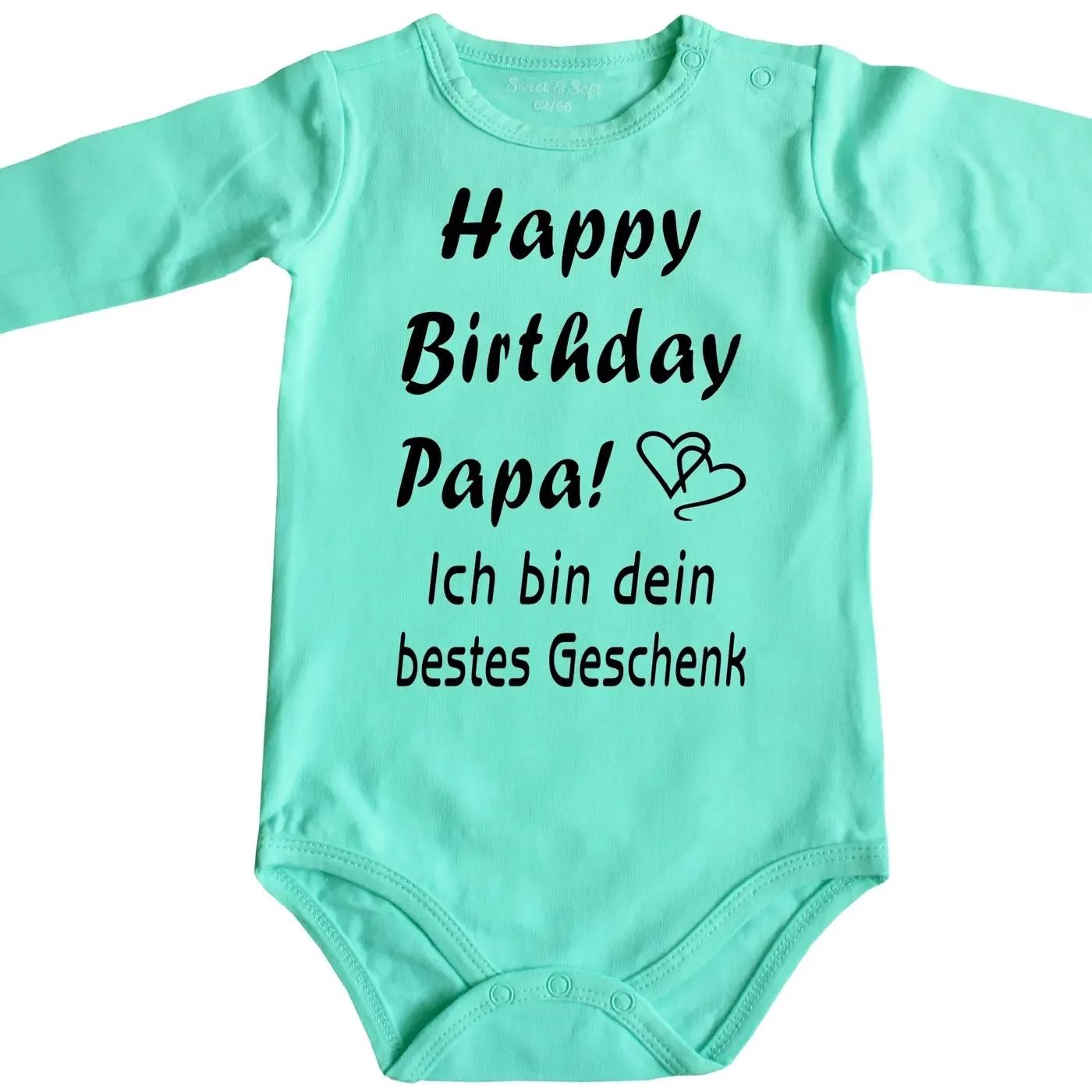 Baby-Body „Happy Birthday lieber Papa – Ich hab dich lieb“
