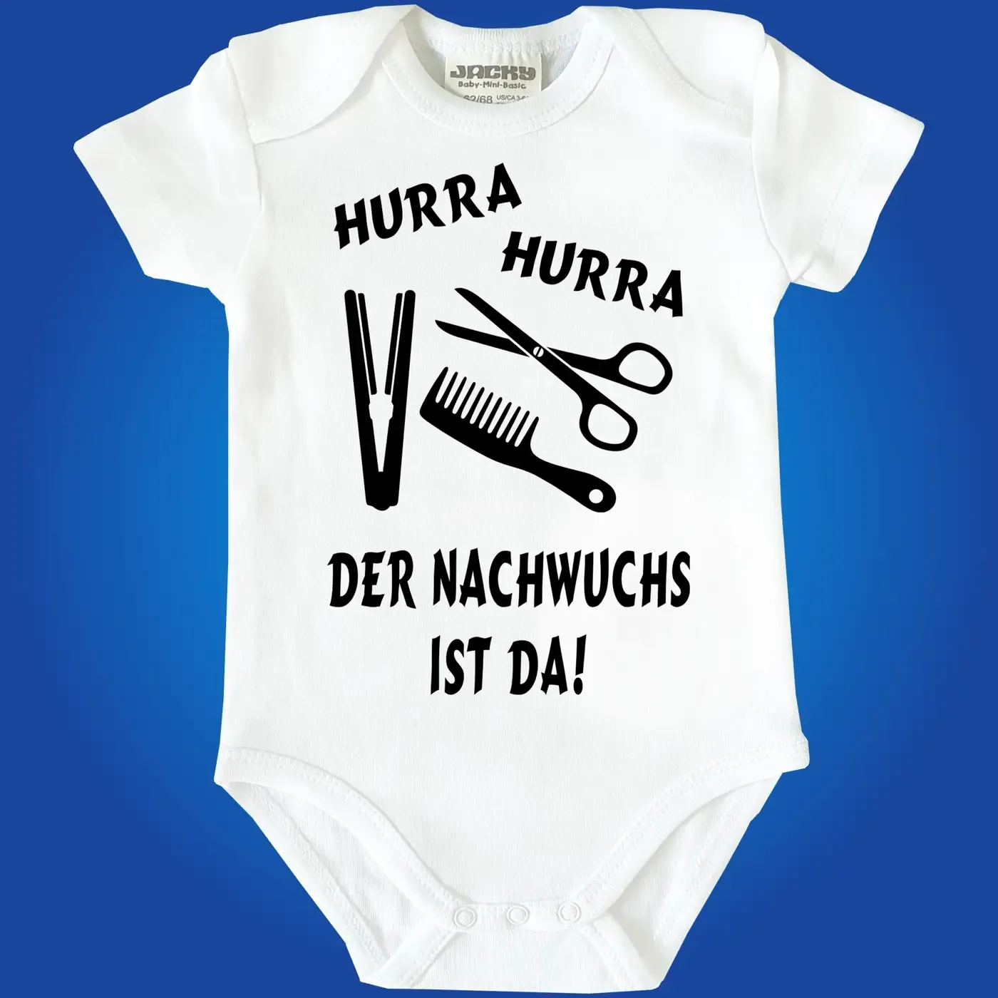 Baby-Body mit Druck Friseurin Friseur