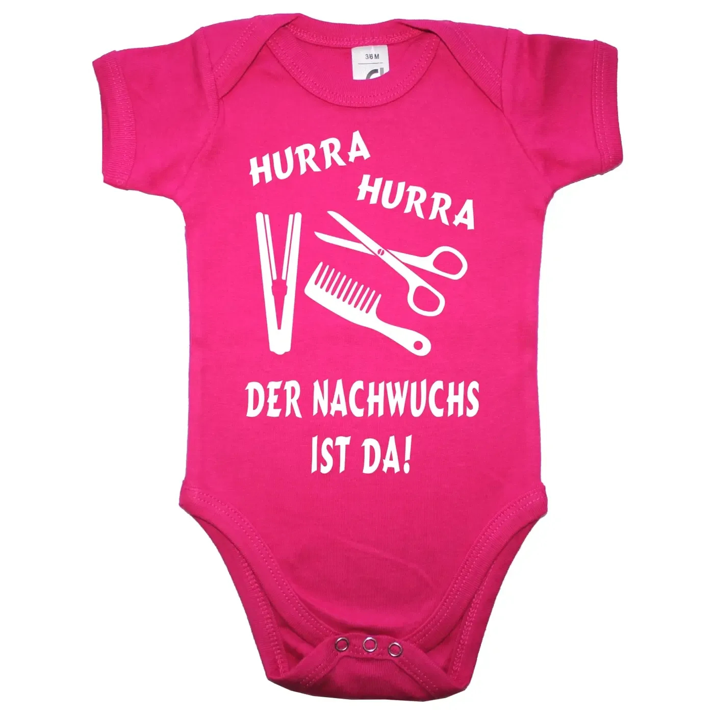 Baby-Body mit Druck Friseur oder Friseurin