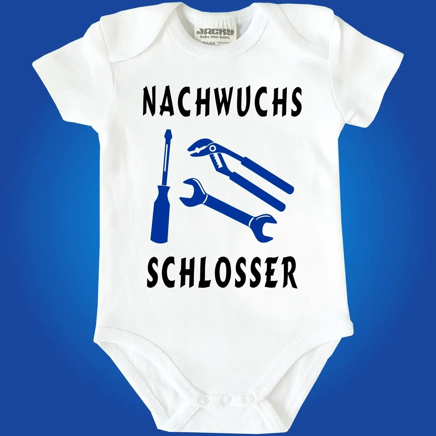 Baby-Body mit Druck Schlosser