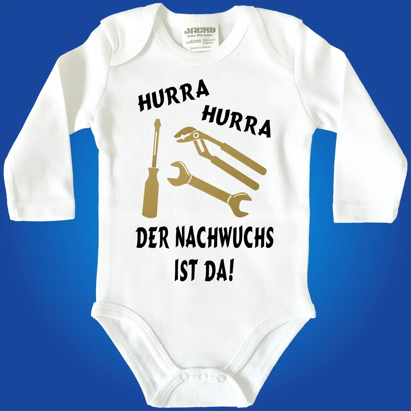 Baby-Body mit Druck Nachwuchs Handwerker