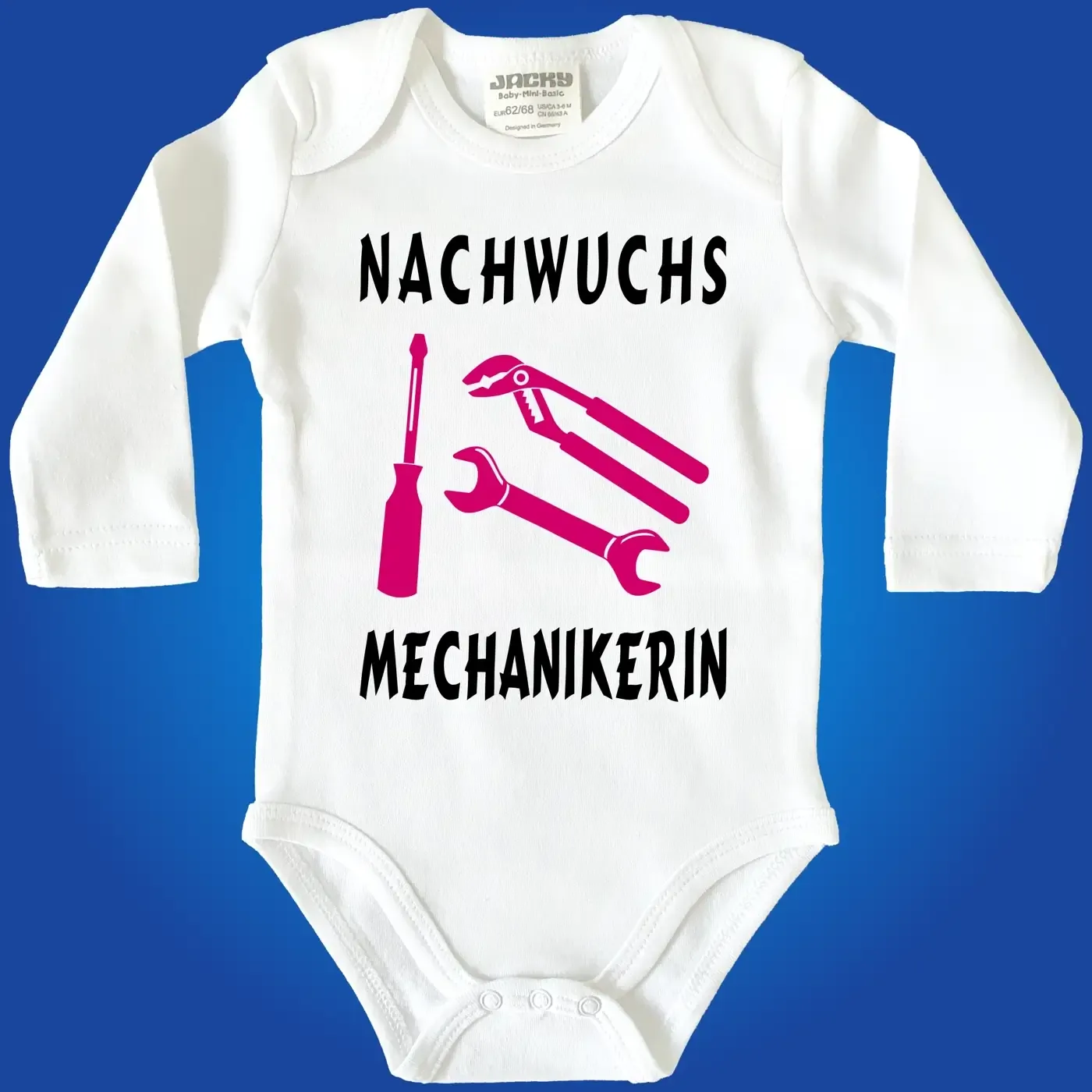 Baby-Body mit Aufdruck Installateur