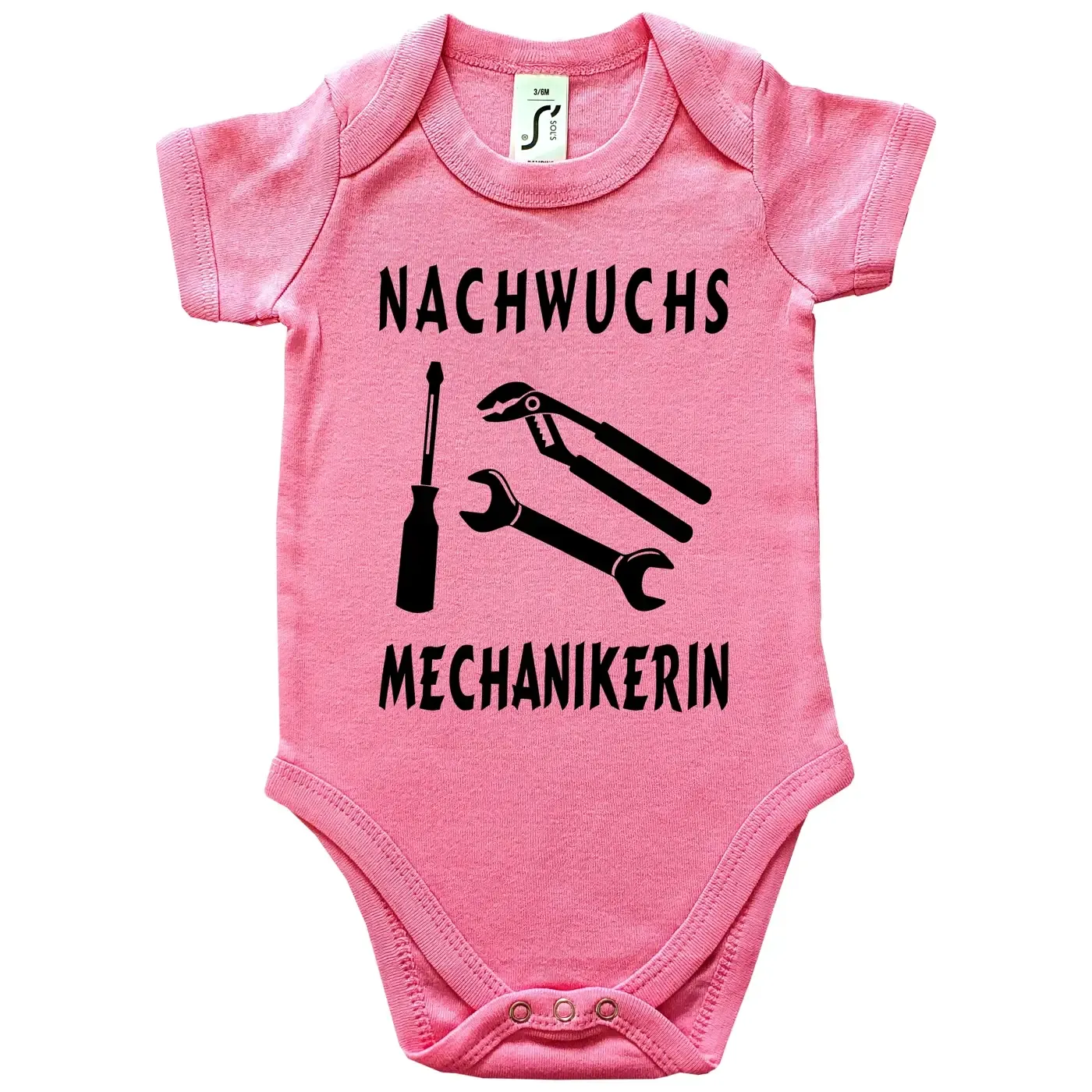 Baby-Body mit Aufdruck Metallbauerin