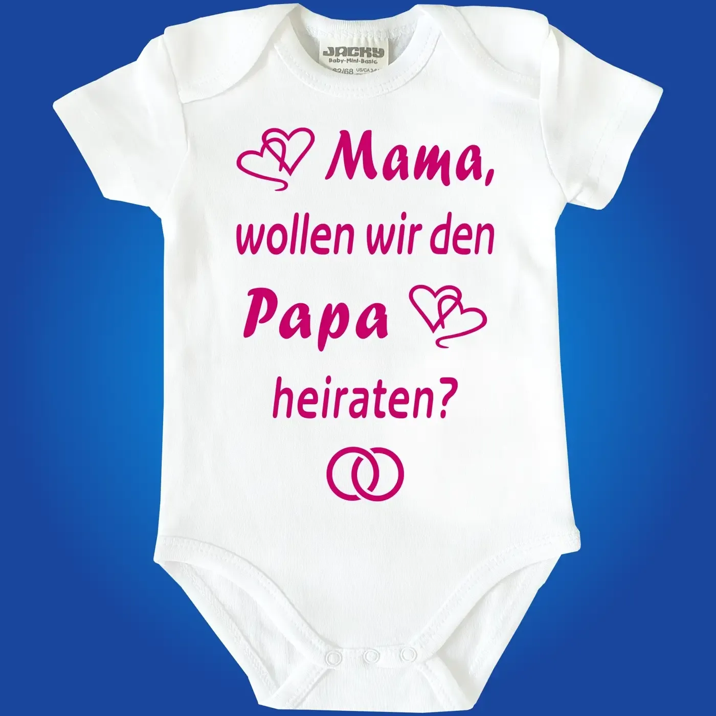 Baby-Body mit Aufdruck Heiraten