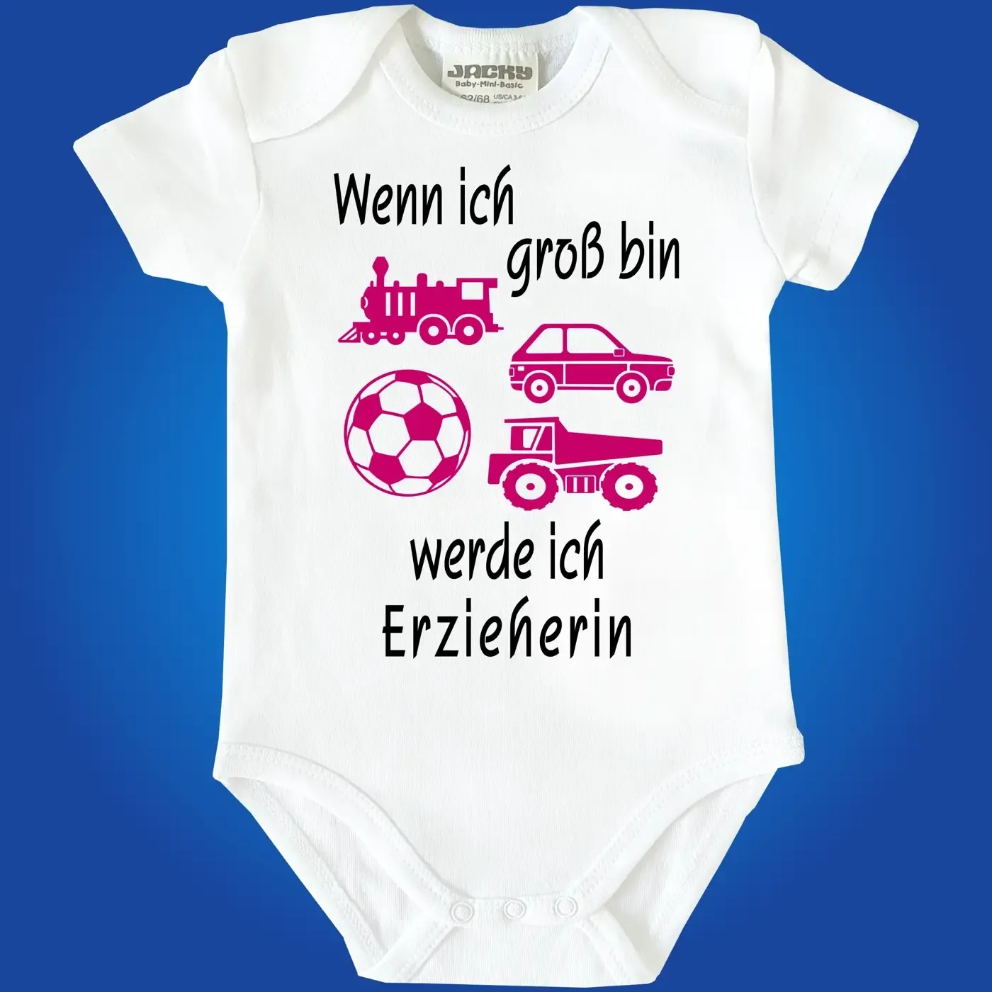 Babybody mit Berufswunsch Pilot