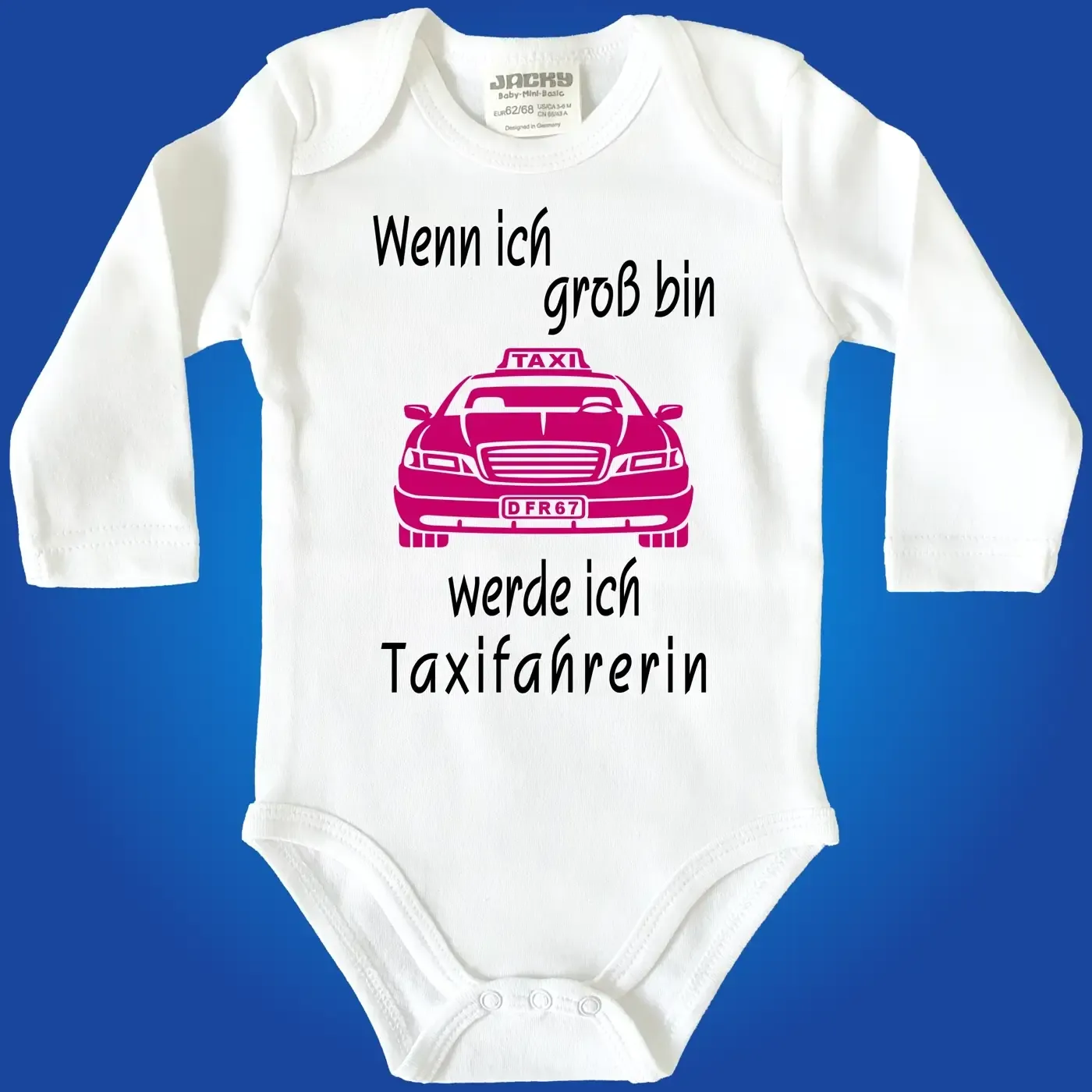 Baby‑Body mit Berufswunsch Erzieher
