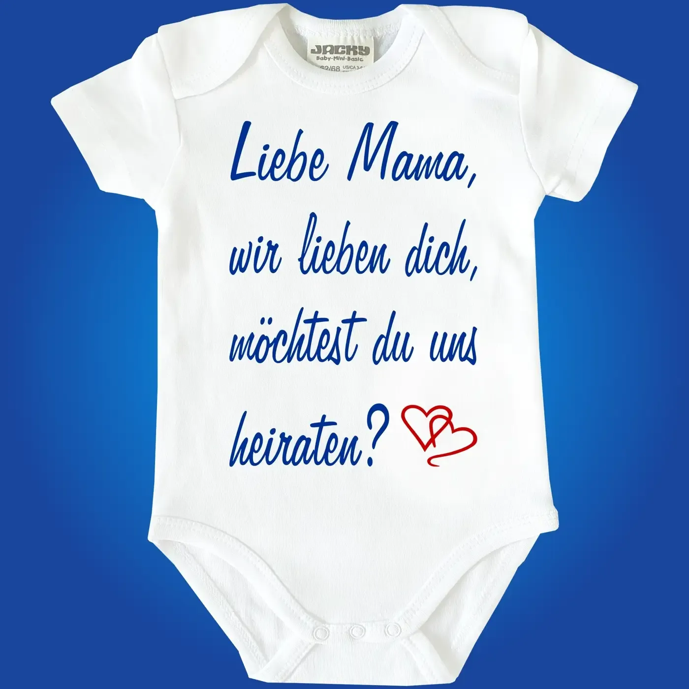 Baby-Body mit Aufdruck Heiratsantrag