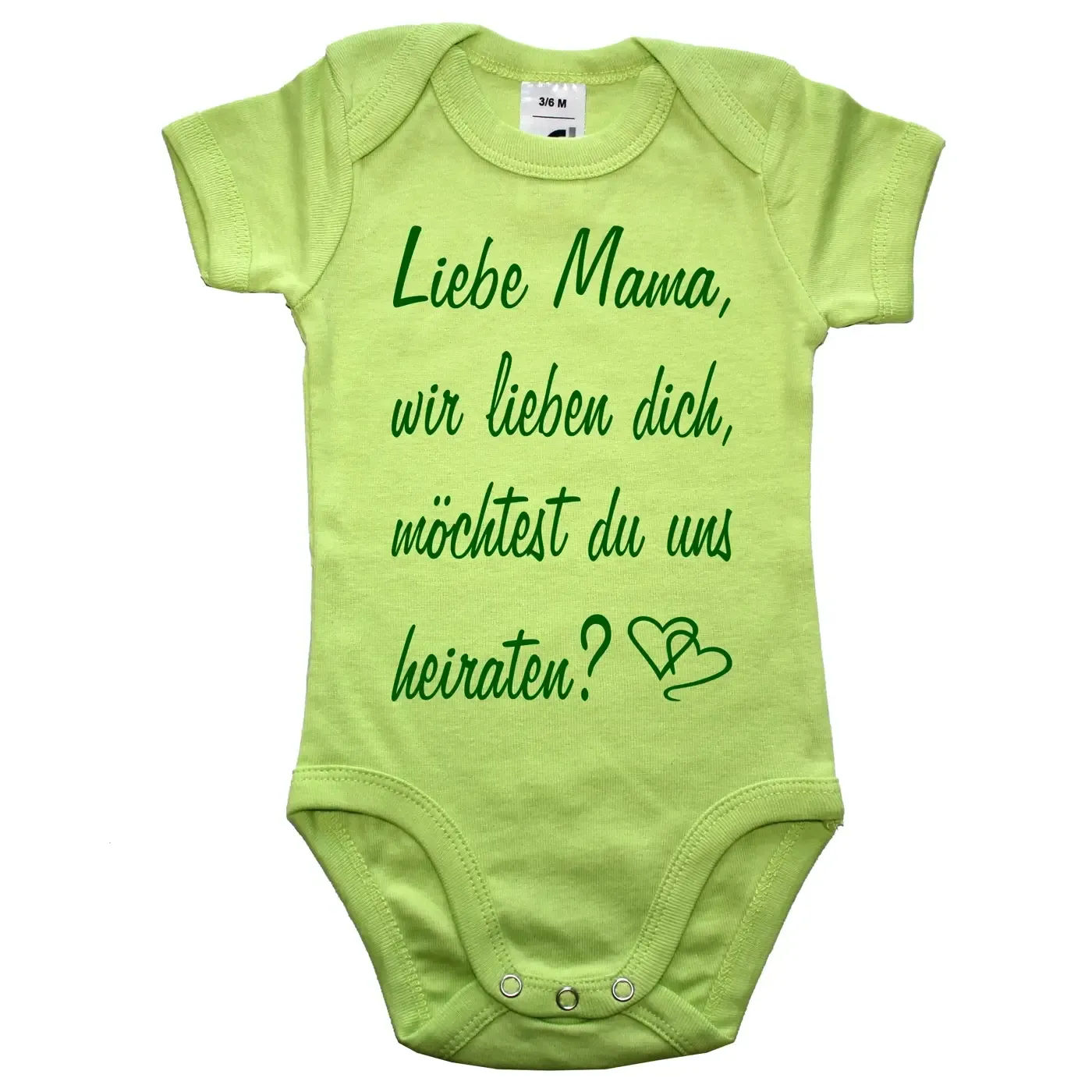 Baby-Body mit Druck Heiratsantrag