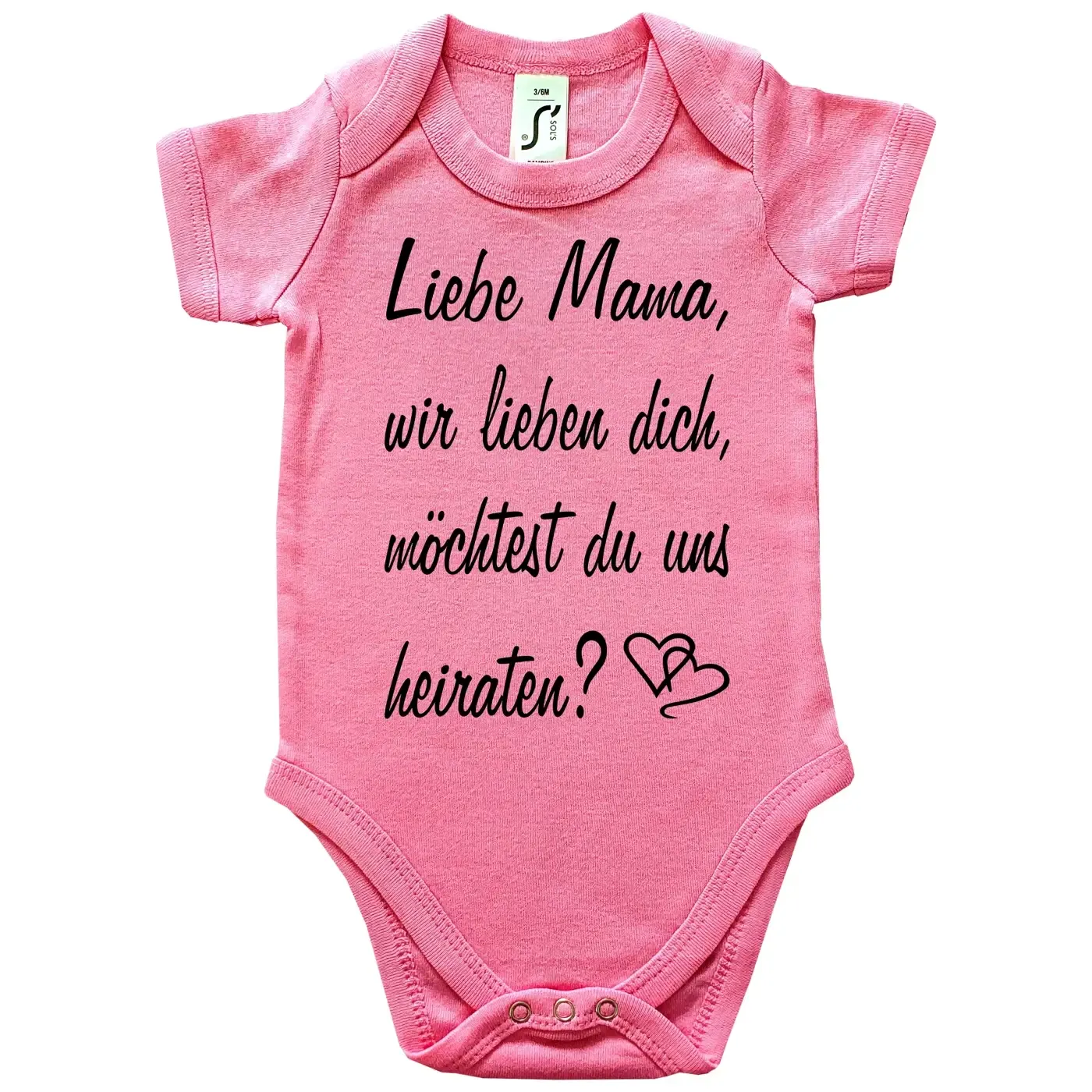Baby-Body mit Druck Heiratsantrag