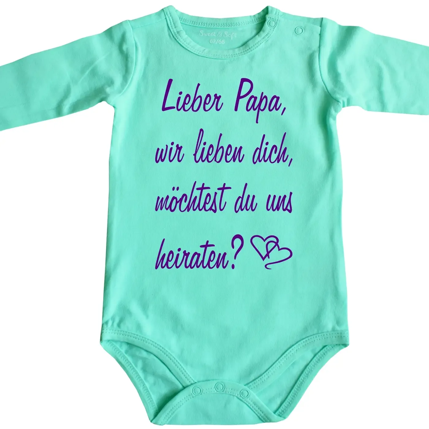 Babybody für Mama mit Heiratsantrags‑Text