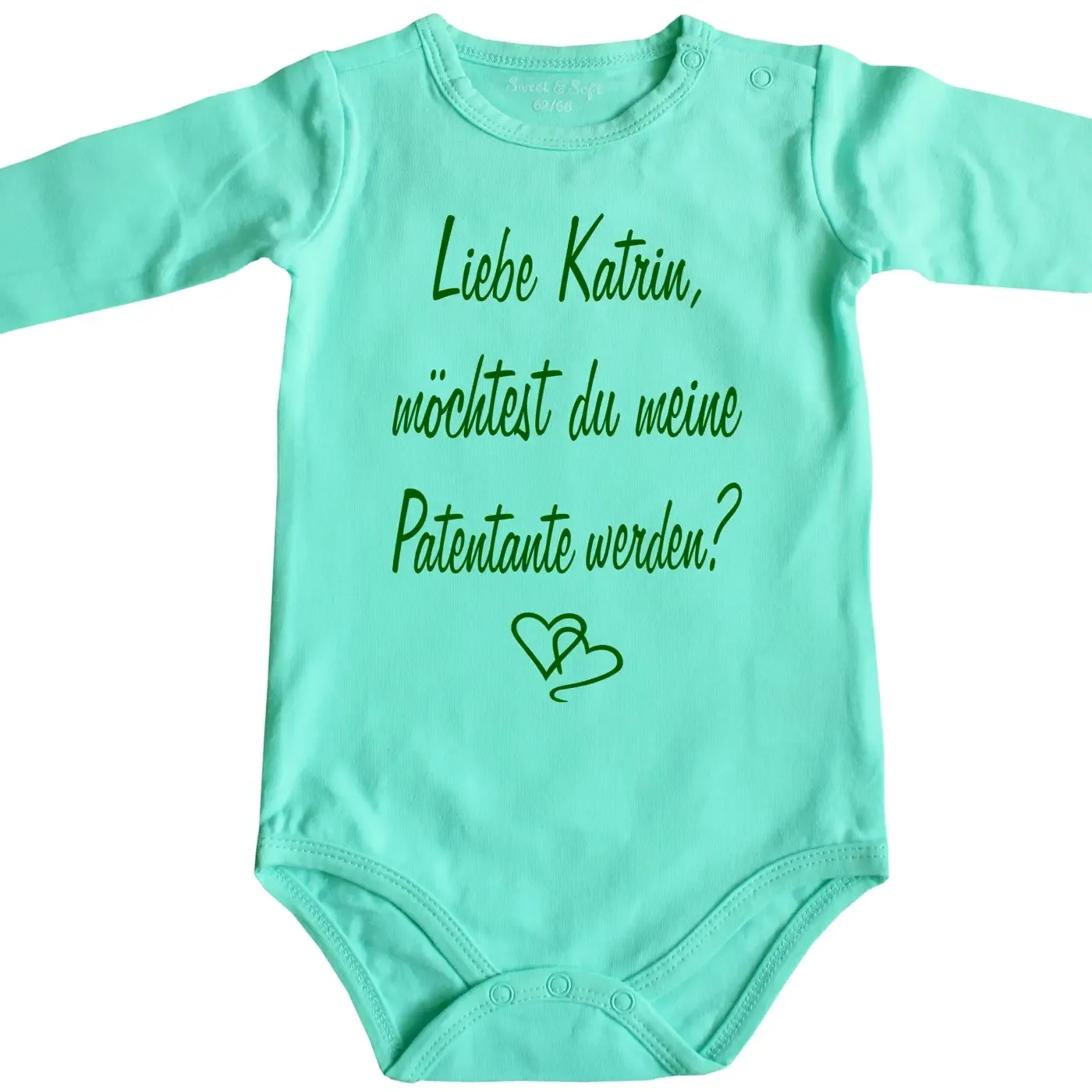 Baby‑Body „Möchtest du mein Taufpate werden?“