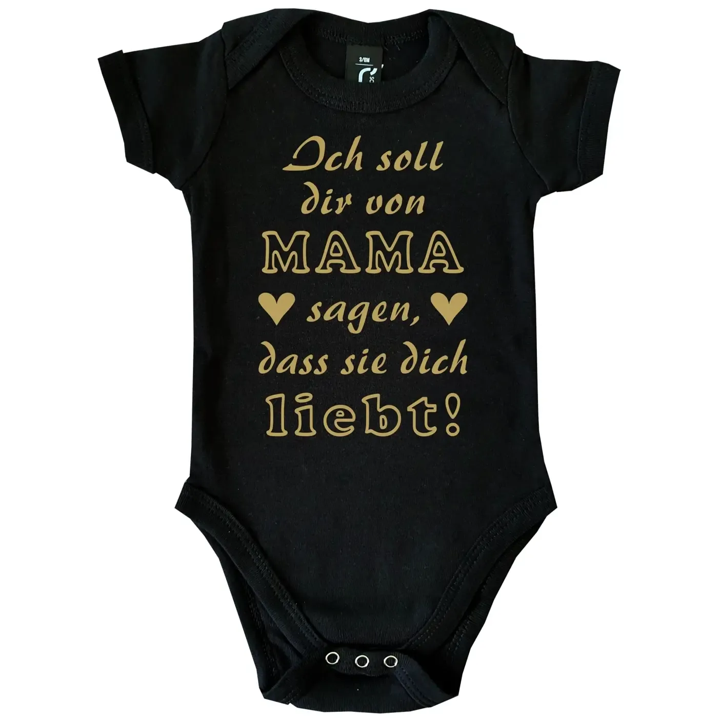 Baby‑Body mit liebevollem Textdruck als Geschenk zur Geburt