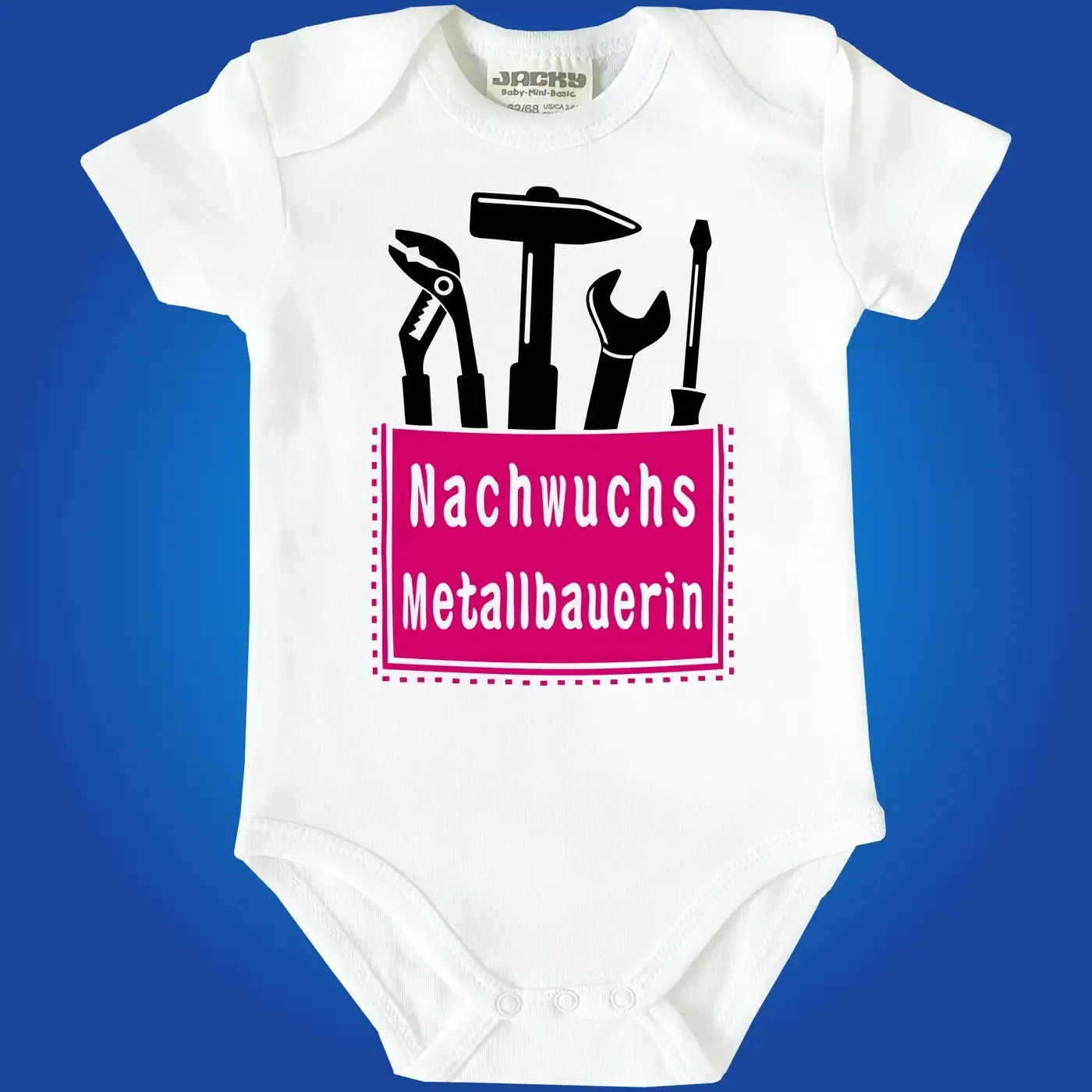 Baby-Body mit Aufdruck Schlosser