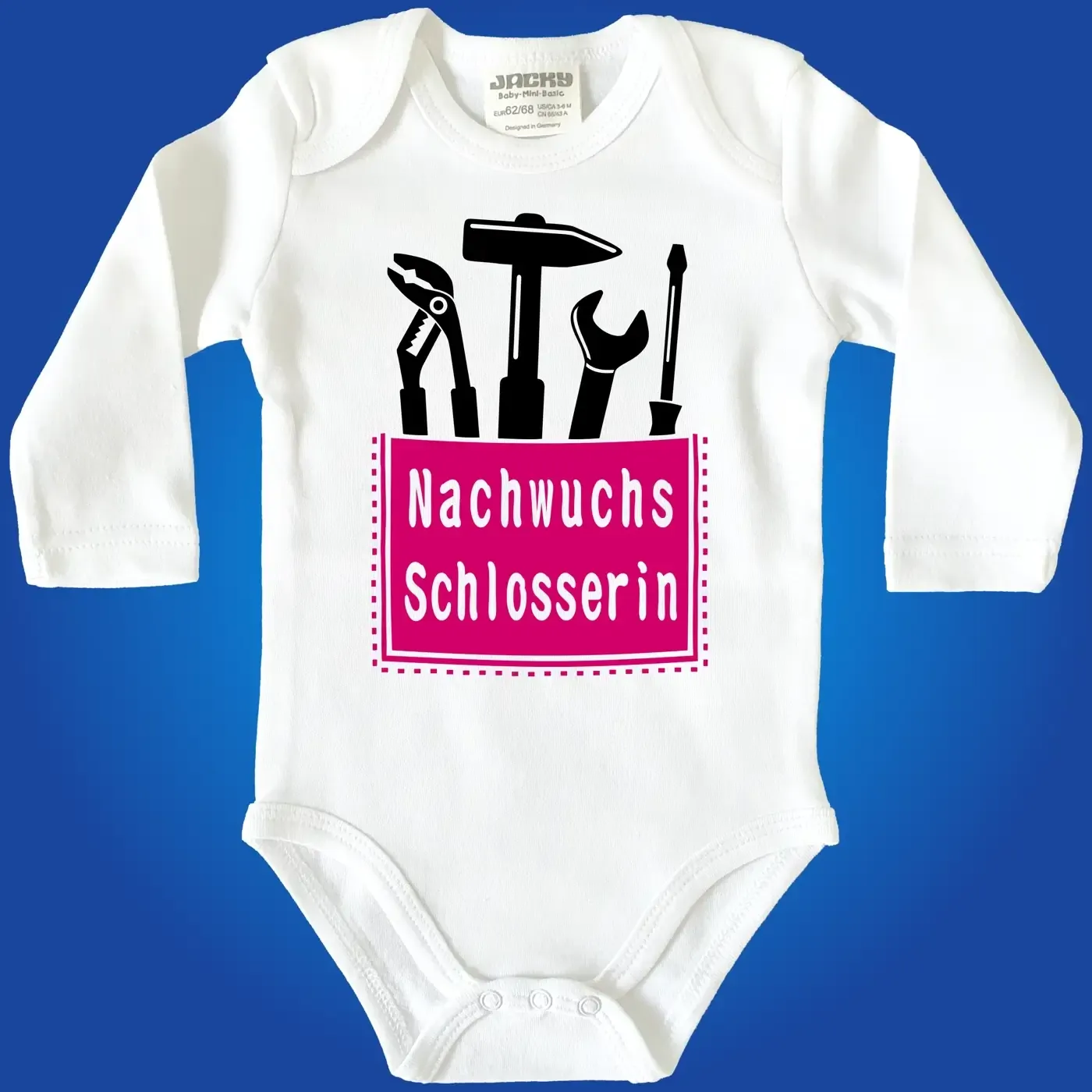 Baby-Body mit Druck Schlosser