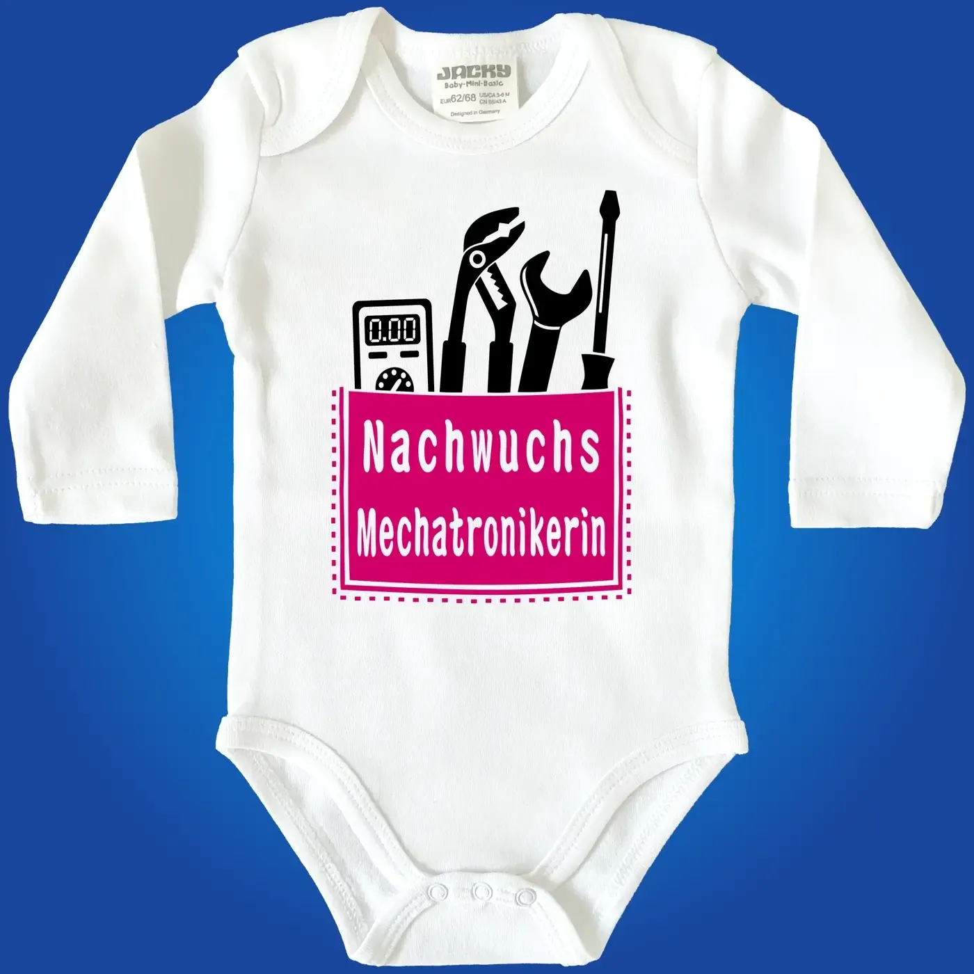 Baby-Body mit Druck Friseur