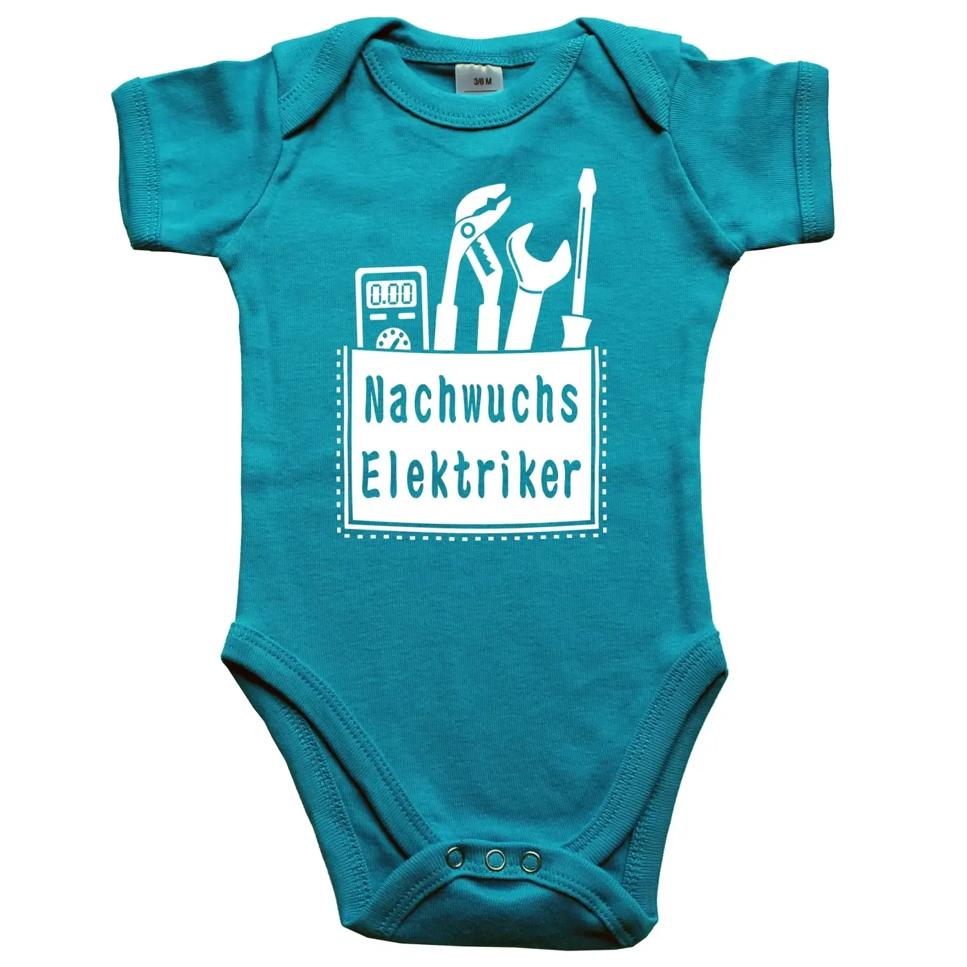 Baby-Body mit Aufdruck Mechaniker